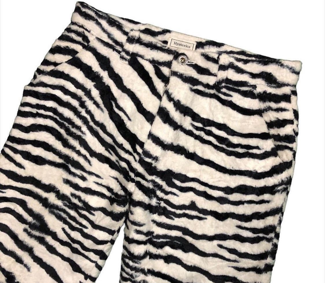 Hysteric Glamour Vintage Hysteric Glamour Zebra Velvet Pants Size US 29 - 3 Thumbnail