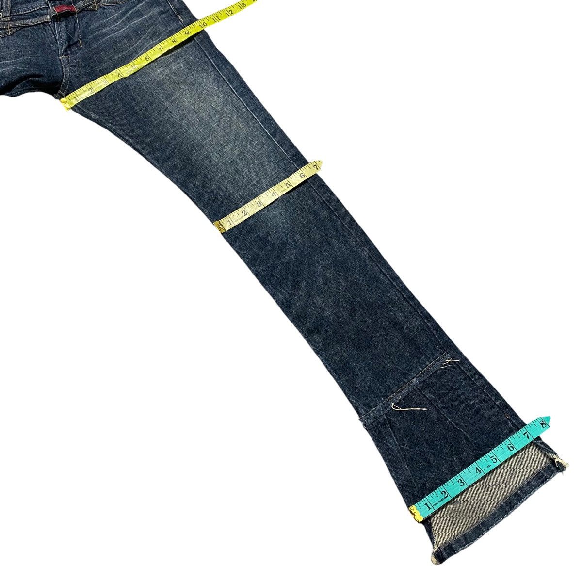 Marithe + Francois Girbaud Marithe Francois Girbaud Denim Flare Jeans Size 28" / US 6 / IT 42 - 18 Thumbnail
