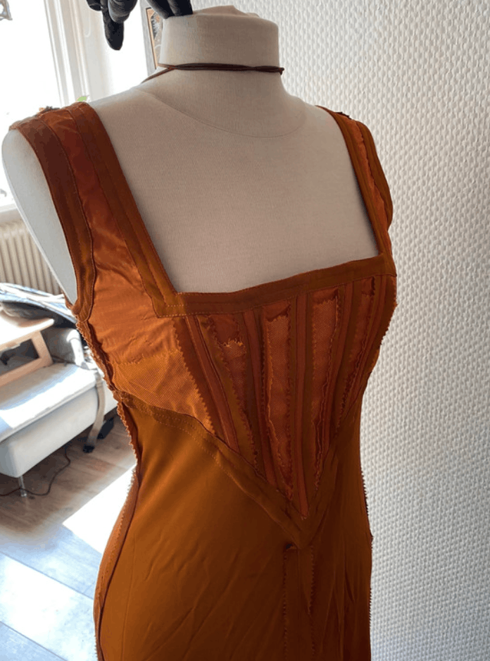 Jean Paul Gaultier × Vintage Jean Paul Gaultier Mesh Dress Corset Bondage Lace upVintage Size M / US 6-8 / IT 42-44 - 6 Thumbnail