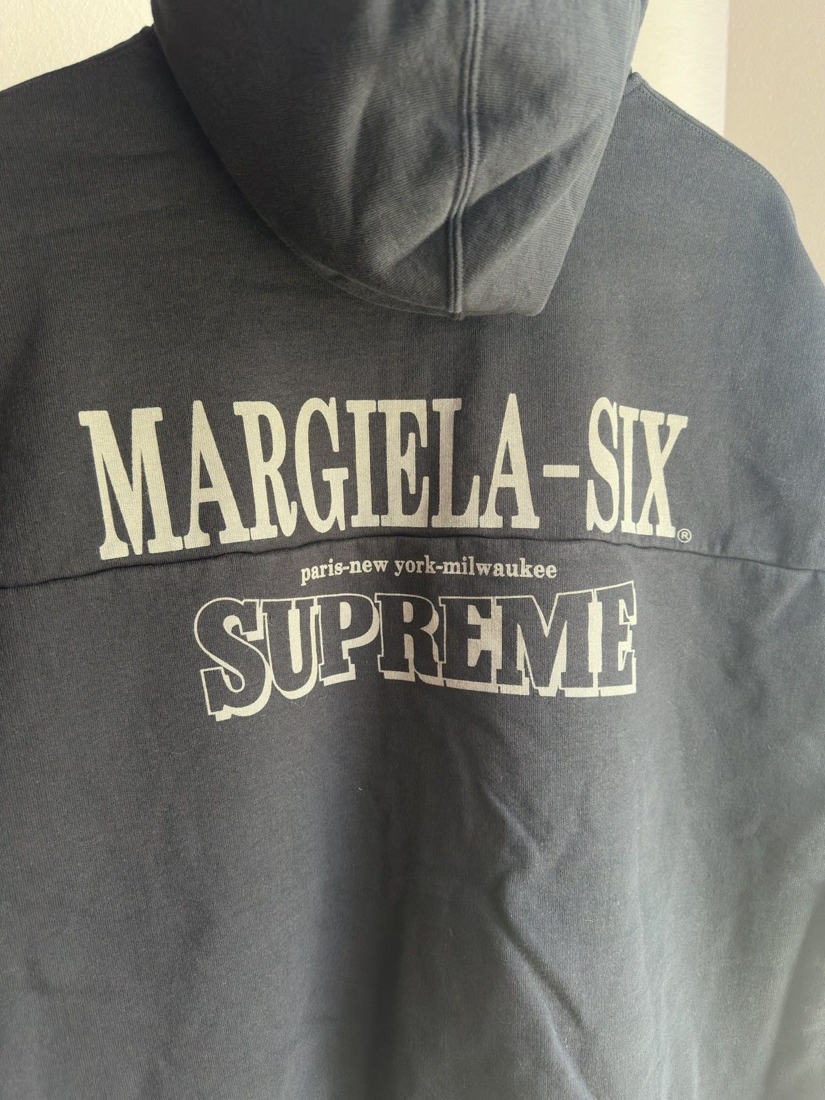 Maison Margiela × Supreme Supreme x MM6 Maison Margiela Eagle Zip Up Hoodie Black Size US L / EU 52-54 / 3 - 5 Thumbnail