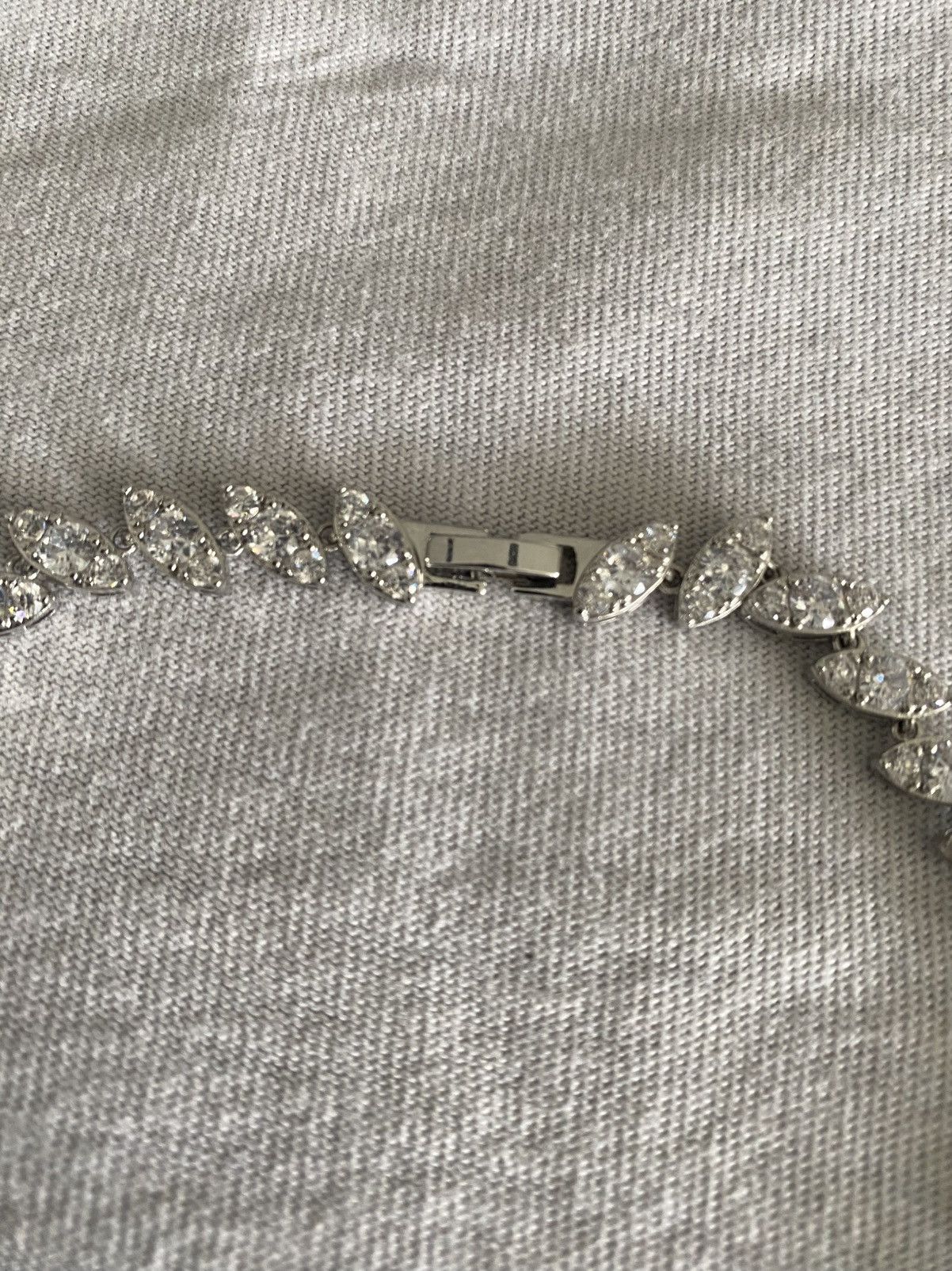 Ottolinger Ottolinger Exclusive Silver & Pink Diamond Dip Necklace Size ONE SIZE - 4 Thumbnail