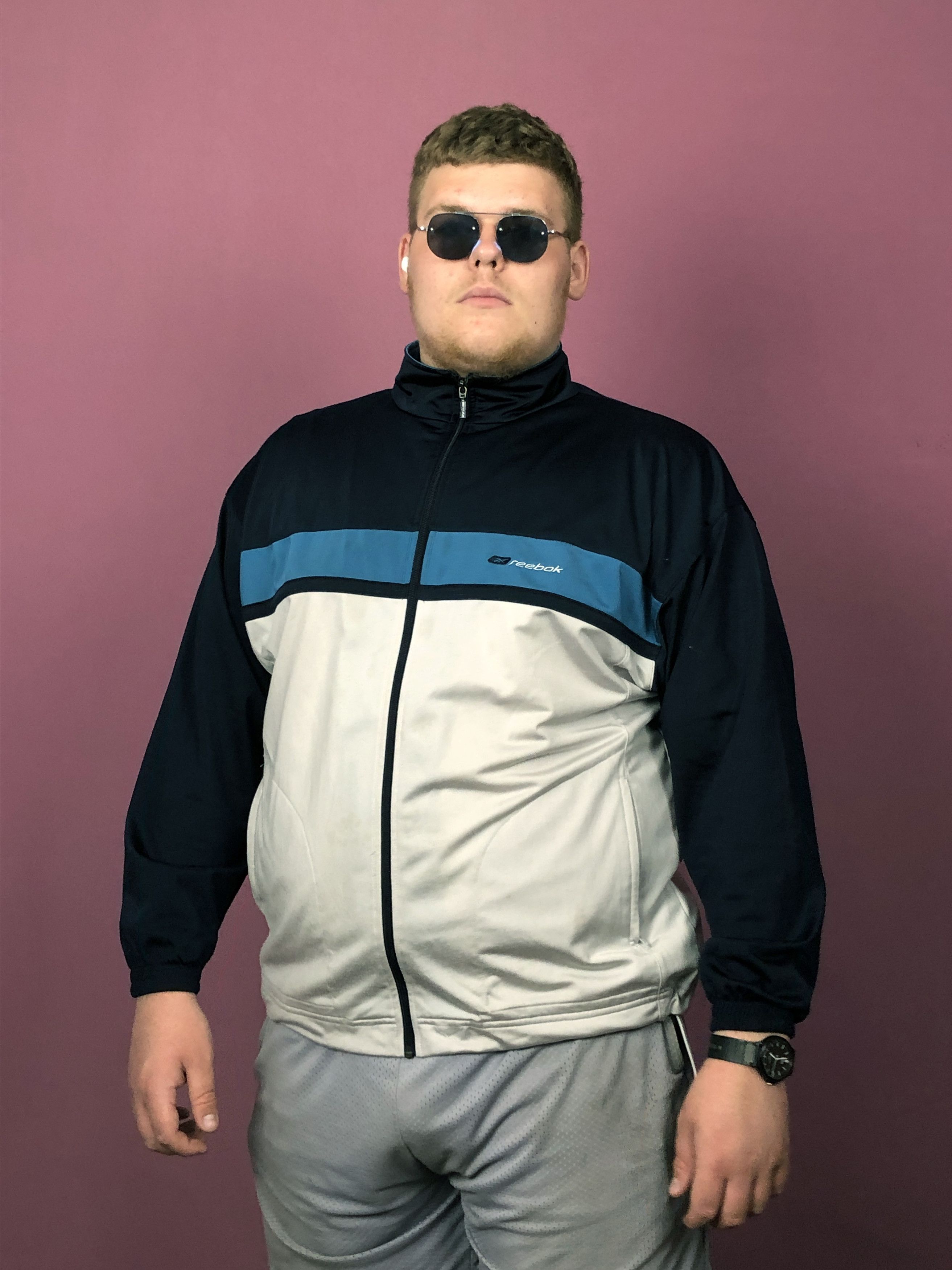 Reebok × Vintage Reebok Vintage Men's Track Jacket - L Size US L / EU 52-54 / 3 - 2 Thumbnail