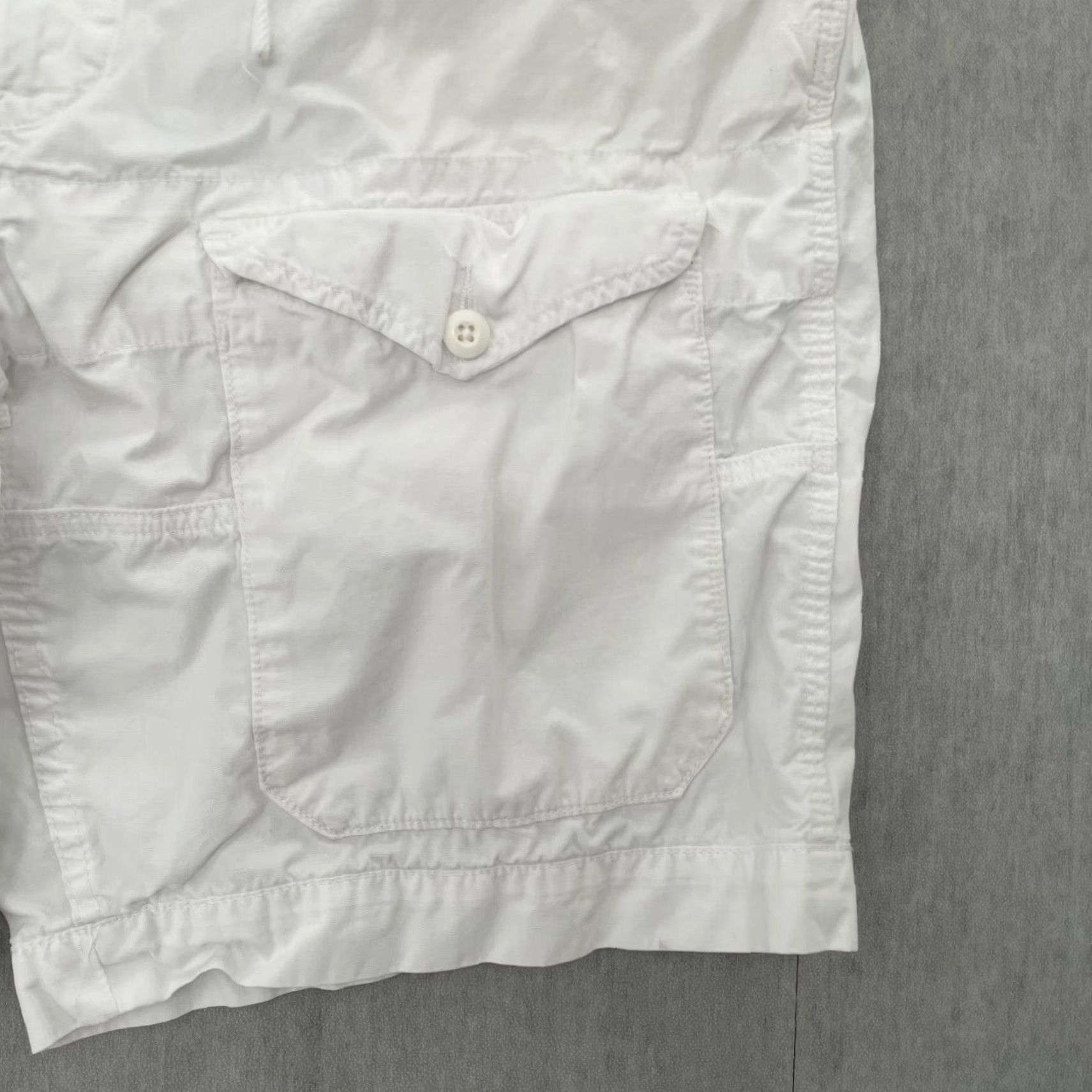 Polo Ralph Lauren VINTAGE Polo Ralph Lauren Cargo Shorts Men Size 42 White Cotton Casual Vintage Size US XL / EU 56 / 4 - 3 Thumbnail
