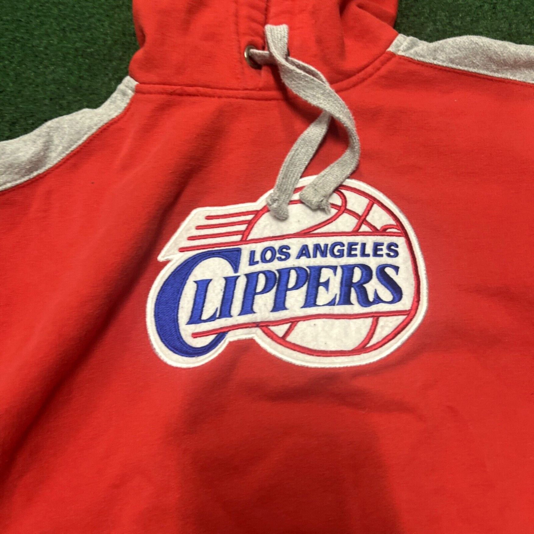 NBA NBA Exclusive LA Clippers Hoodie Size Medium Red Grey Size US M / EU 48-50 / 2 - 3 Thumbnail