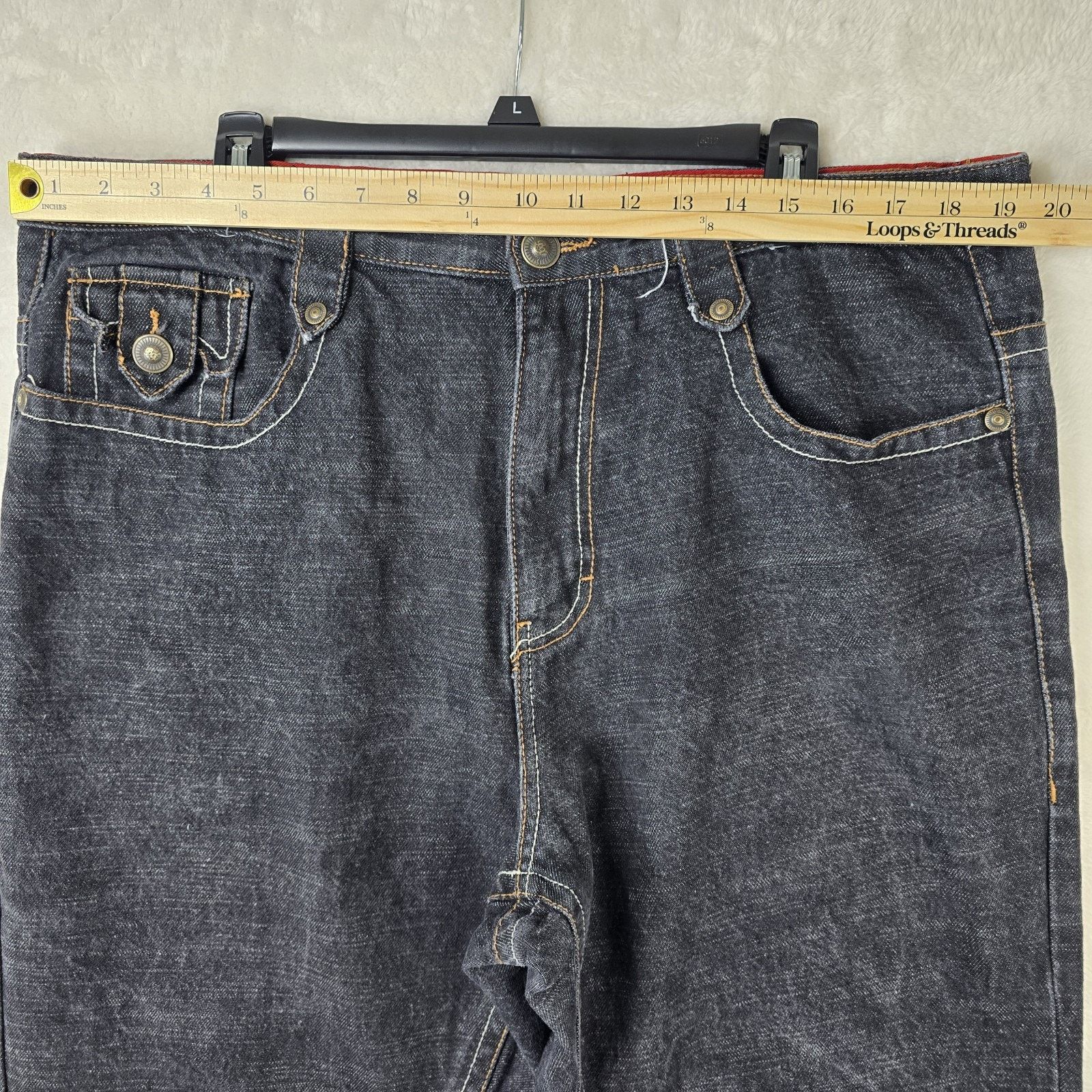 Other Bklyn XPress Brooklyn Express Jeans 40 39x32 Y2K Baggy Size US 40 / EU 56 - 11 Thumbnail