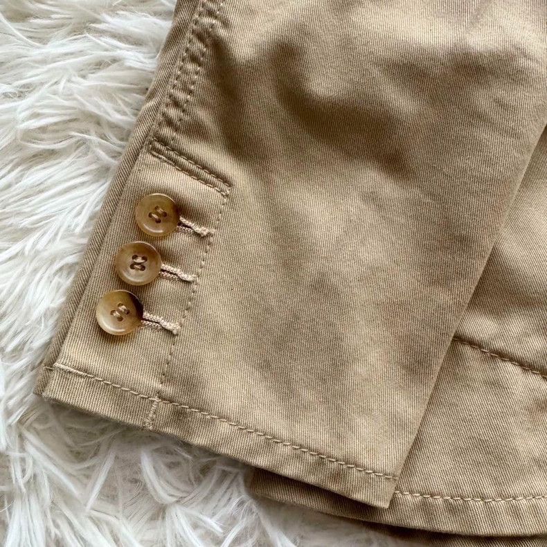 Comme des Garcons Comme des Garcons Beige round neck cotton coat Size S / US 4 / IT 40 - 6 Thumbnail