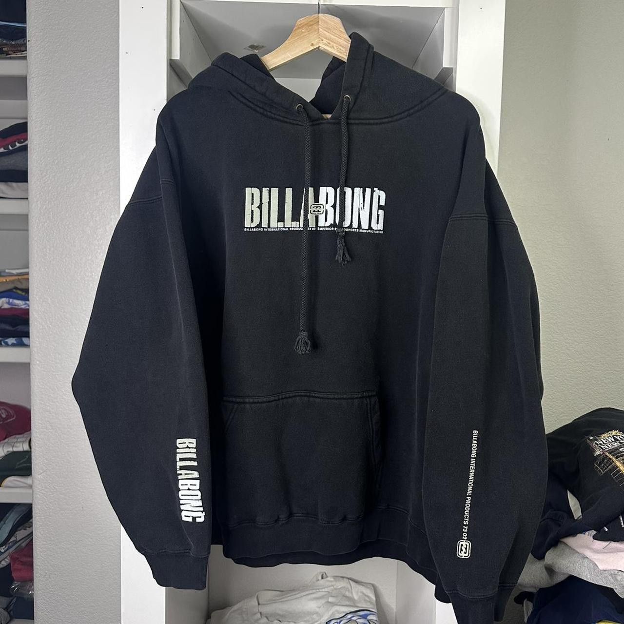 Billabong 2000s Y2K Vintage Billabong Surfwear Skate Hoodie Pull Over Size US XL / EU 56 / 4 - 2 Thumbnail