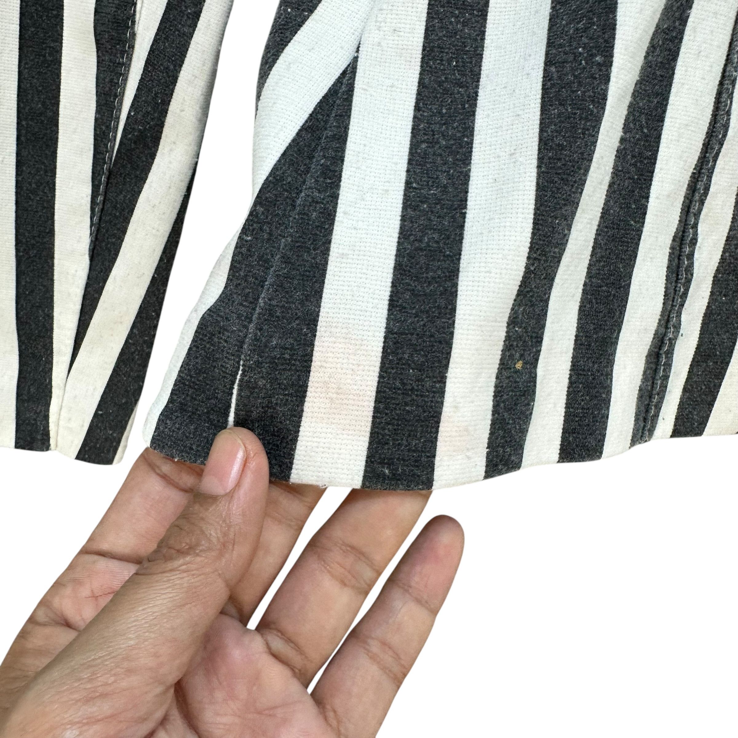 Other RINASCIMENTO Black White Striped Lightweight Blazer A75-1802 Size S / US 4 / IT 40 - 13 Thumbnail