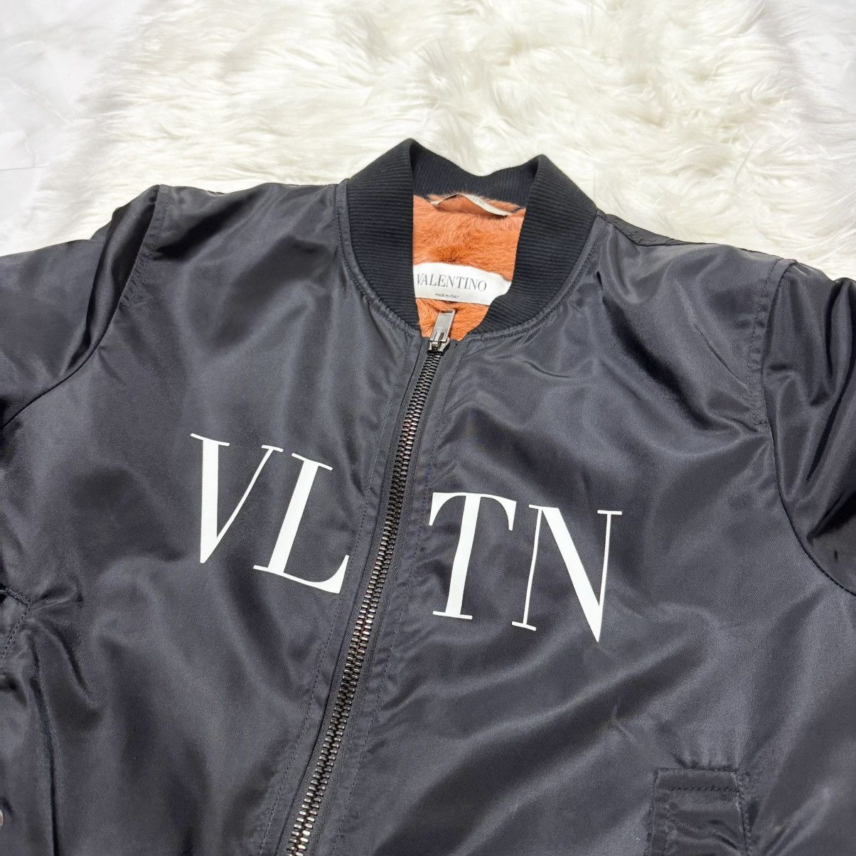 Valentino Authentic Valentino VLTN Goat Fur Military Bomber Jacket Size US S / EU 44-46 / 1 - 13 Thumbnail