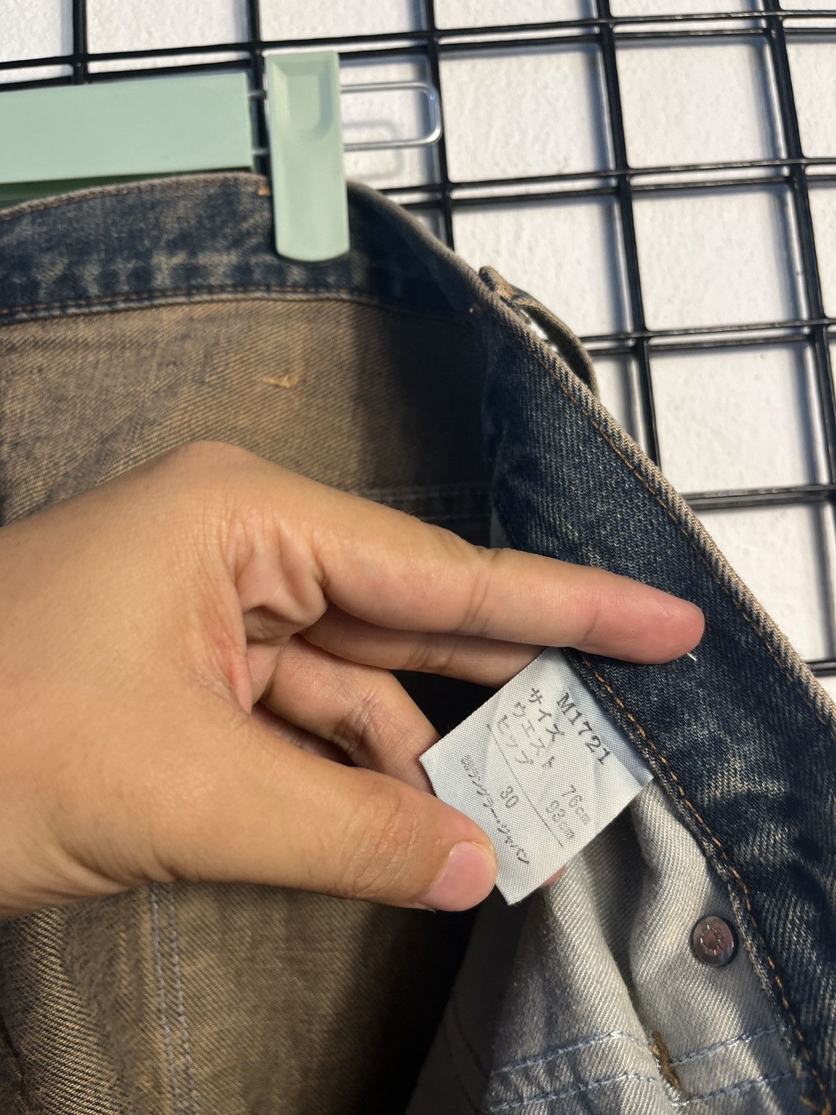 Wrangler Vintage Japan Baggy Wrangler Blue Bell Selvedge Jeans Size US 30 / EU 46 - 8 Thumbnail