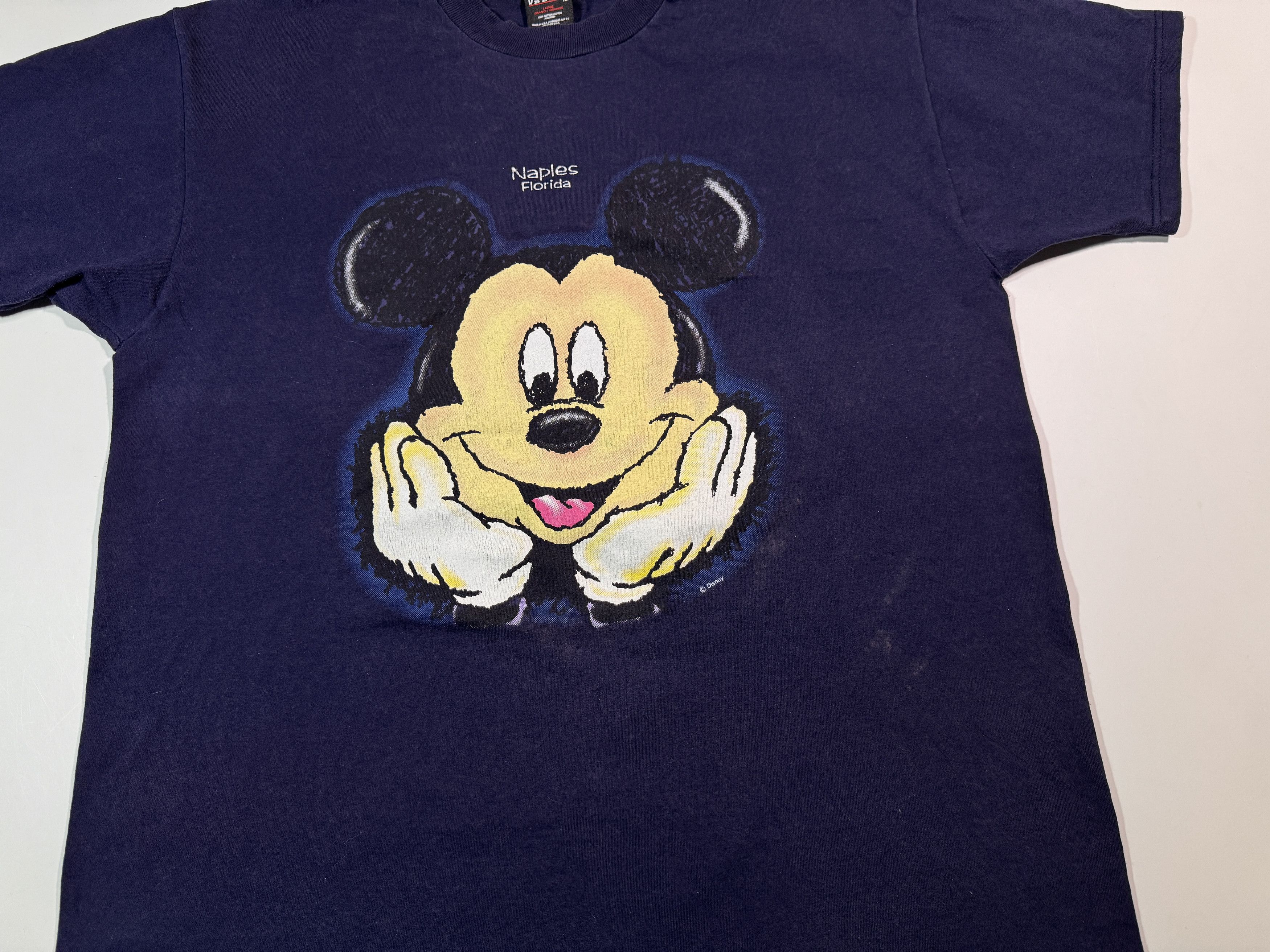 Disney Vintage 90s Mickey Mouse T-shirt Sherry's Best Blue Tee L Size US L / EU 52-54 / 3 - 2 Thumbnail