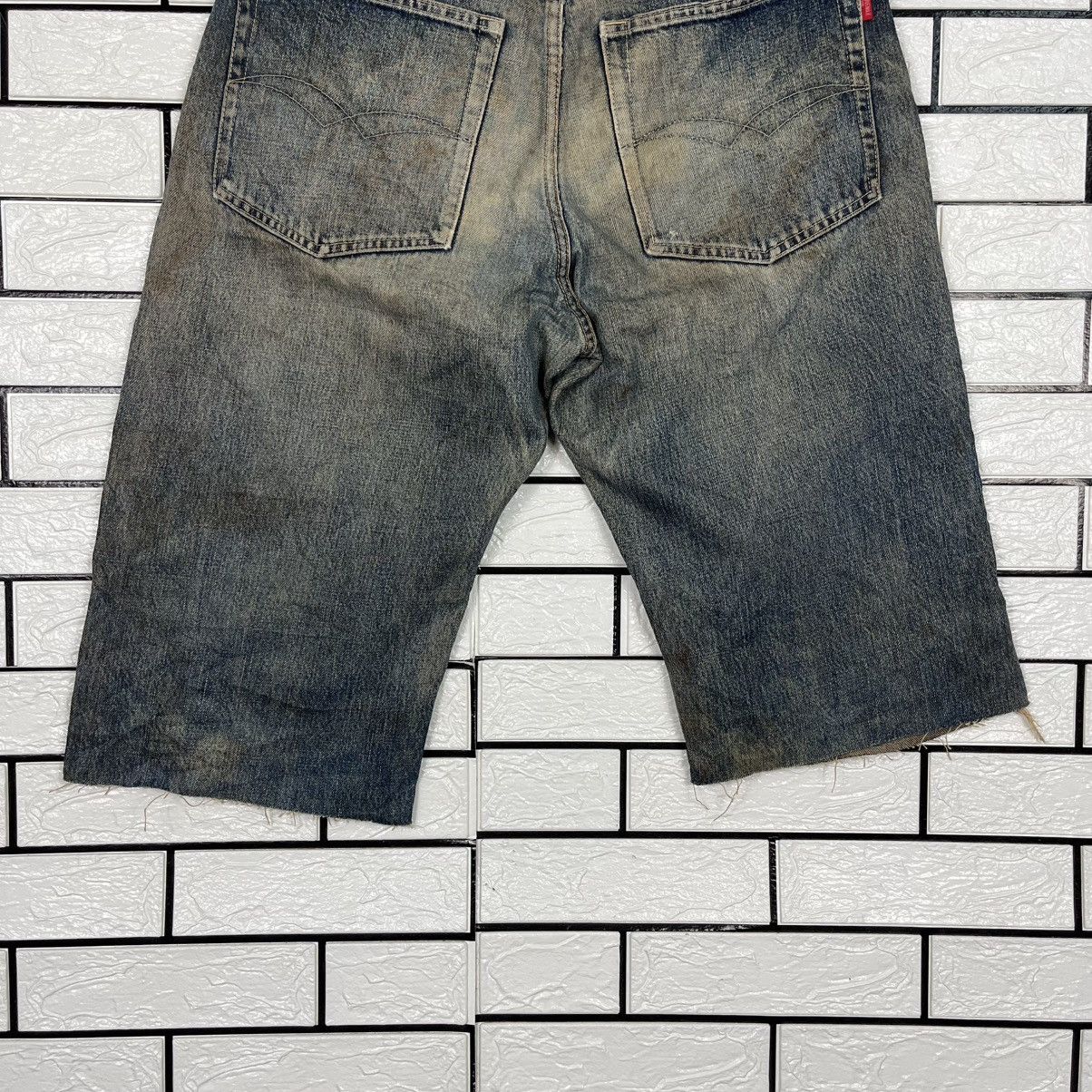 Japanese Brand Vintage Jump Juveneile Clip Distressed Short Denim Size US 32 / EU 48 - 10 Thumbnail
