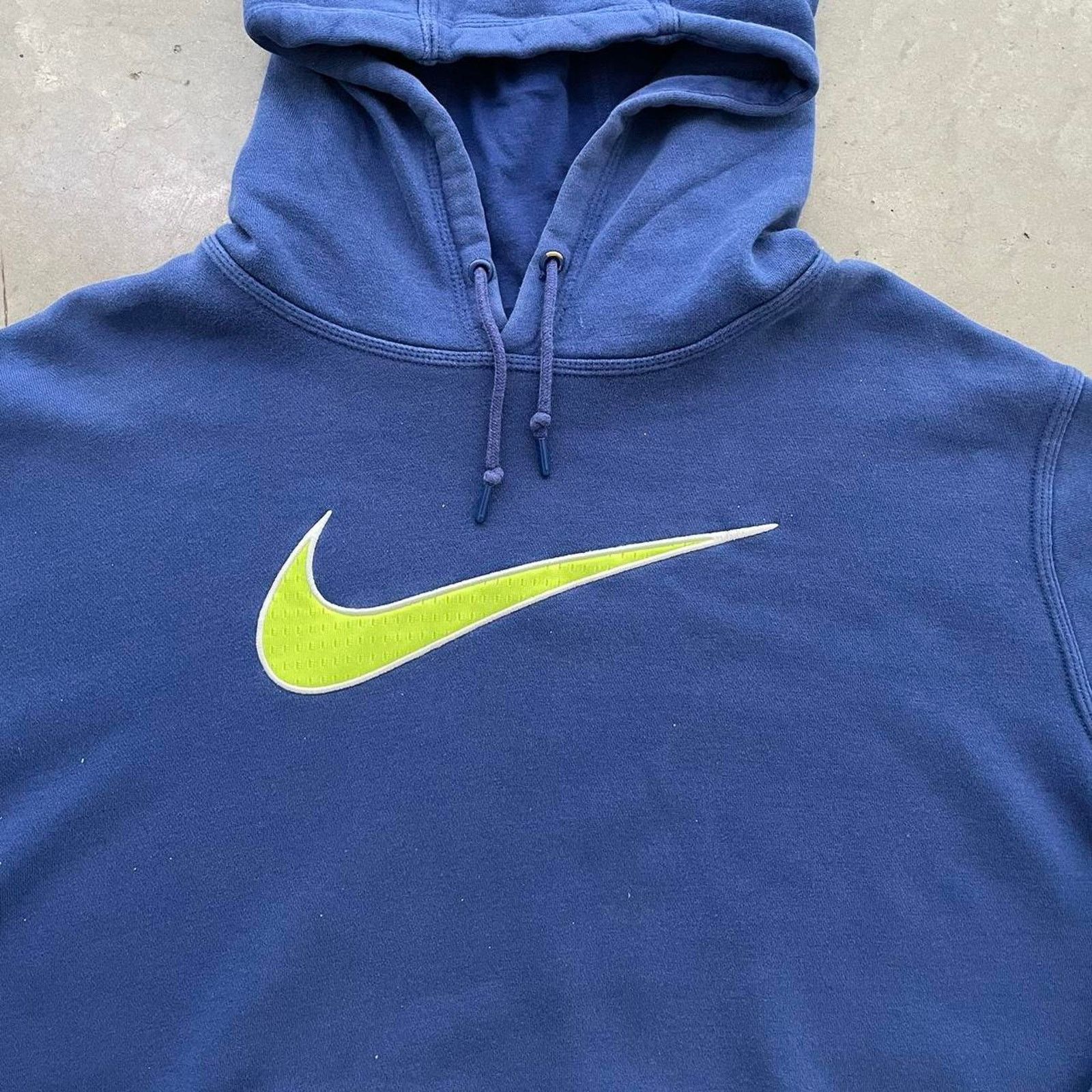 Nike Nike Blue Paint Splatter Hoodie Size US XXL / EU 58 / 5 - 2 Thumbnail