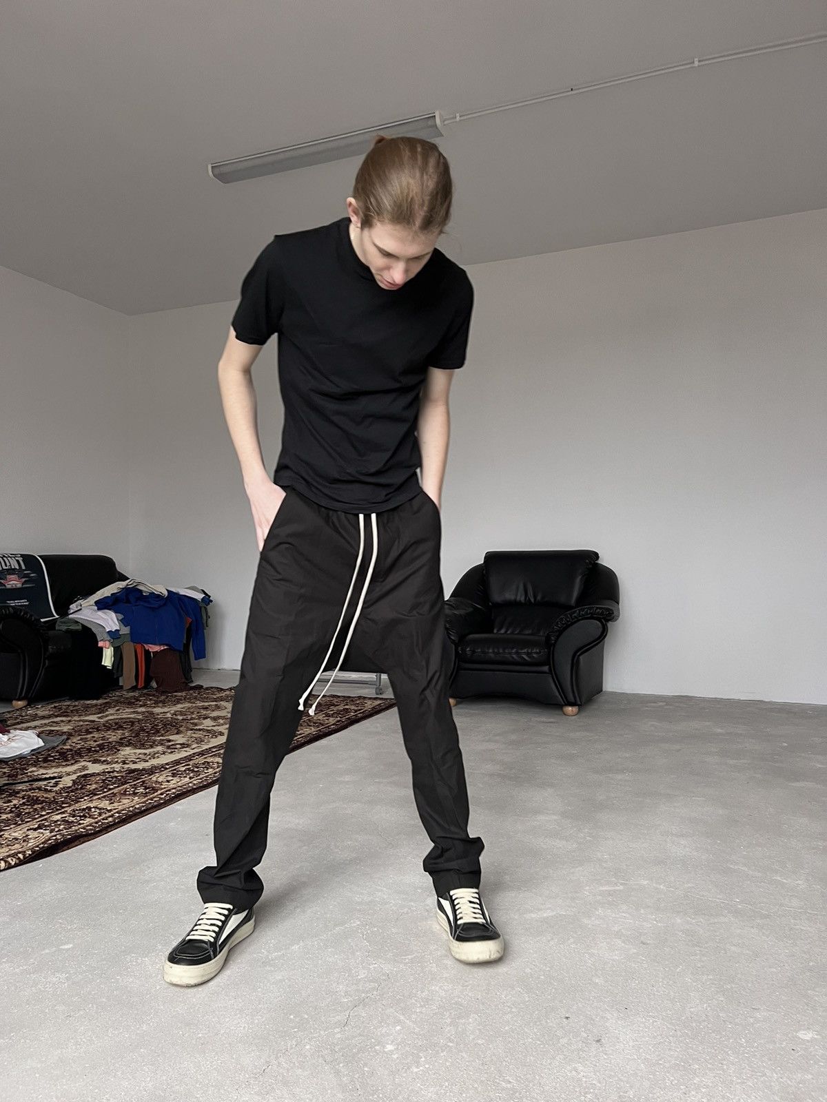 Rick Owens RICK OWENS SS24 DRAWSTRING PANTS Size US 30 / EU 46 - 12 Thumbnail