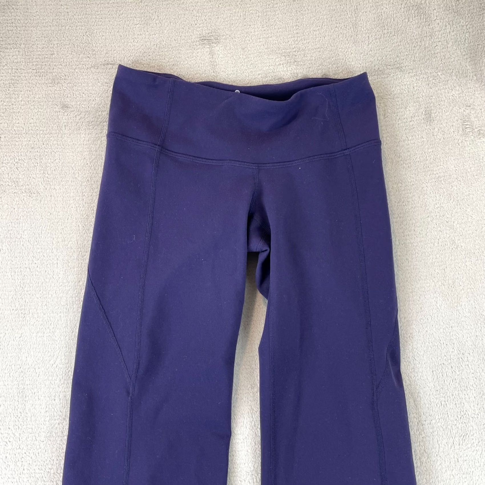 Athleta Athleta Revelation Flare Pants Women XSP Petite Purple Yoga Athleisure Active Size 42" / US 20 - 4 Thumbnail