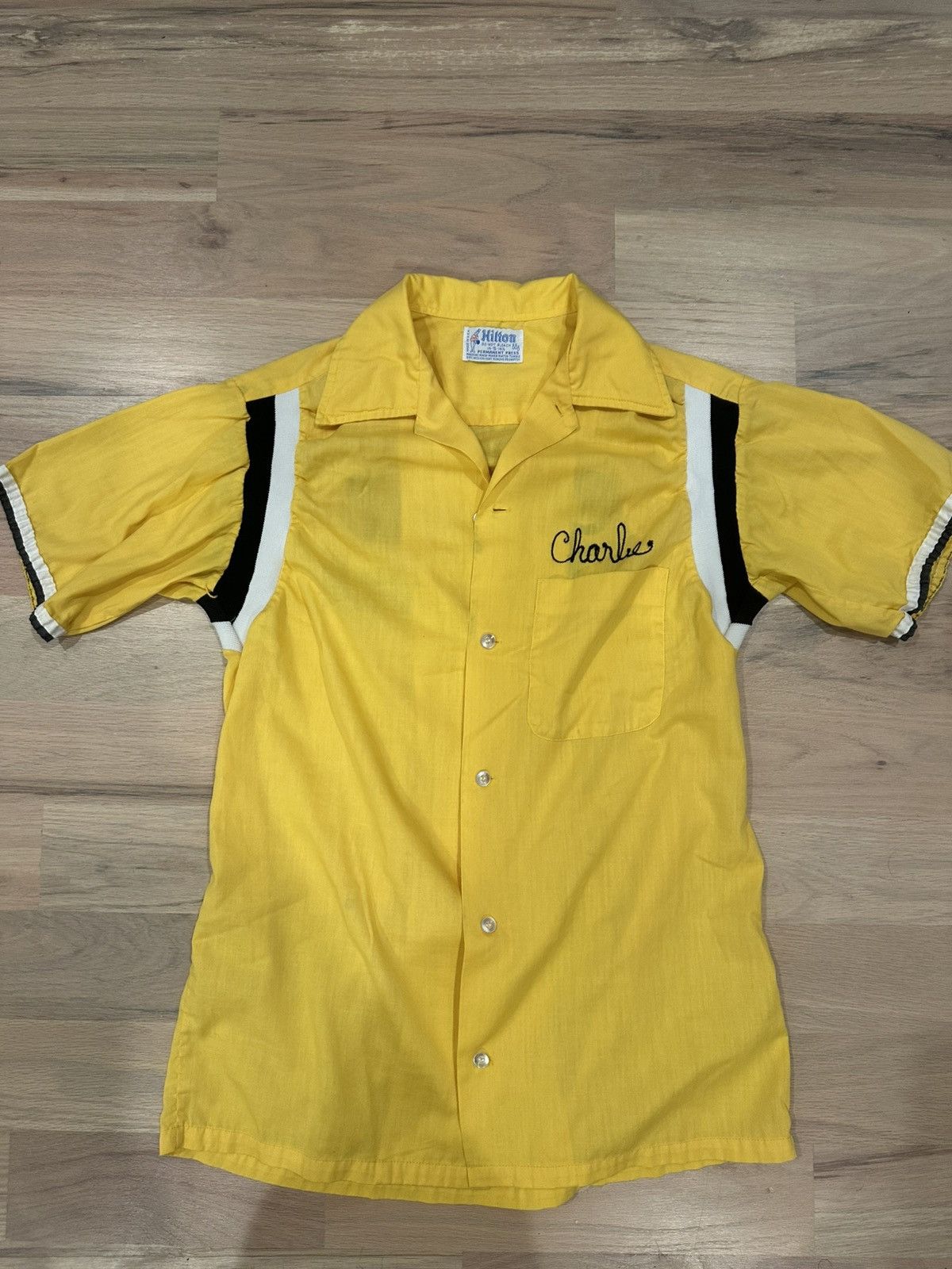 Vintage Vintage 70s Chainstitch Bowling Shirt Size Small Size US S / EU 44-46 / 1 - 1 Thumbnail