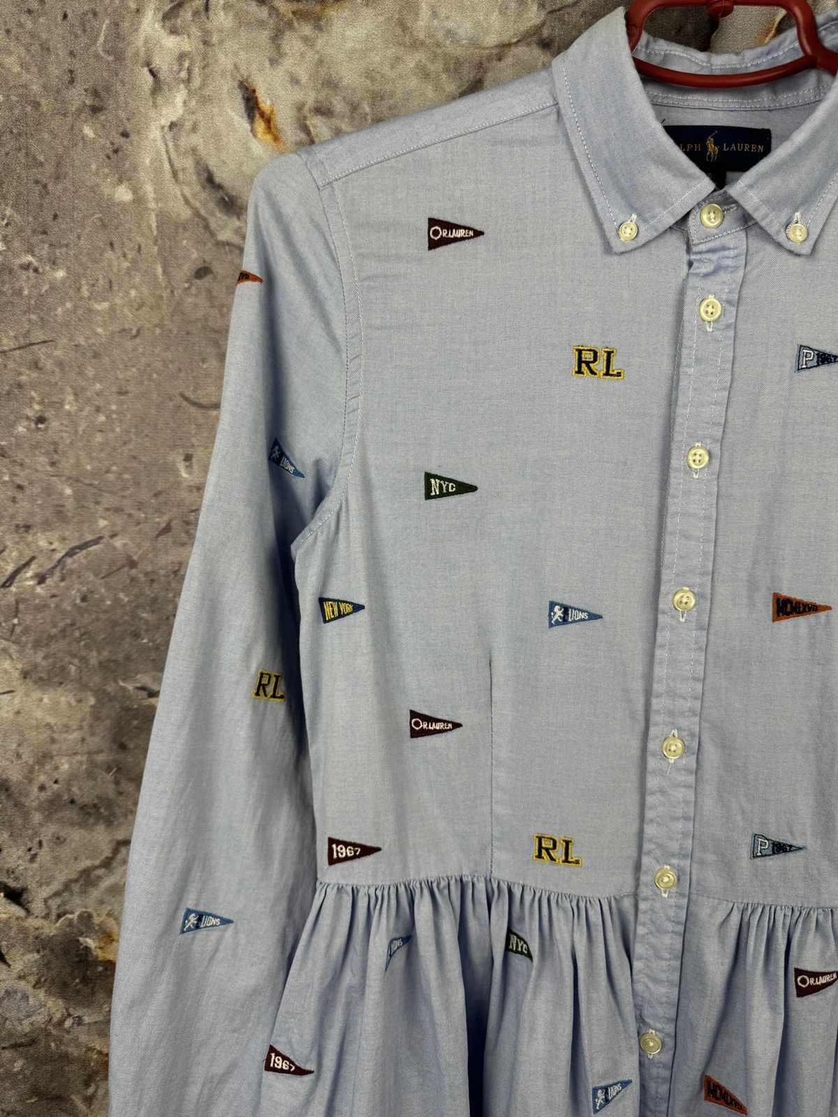 Polo Ralph Lauren Women’s Ralph Lauren Button-Up Dress Blue Size 16 Size XL / US 12-14 / IT 48-50 - 6 Thumbnail