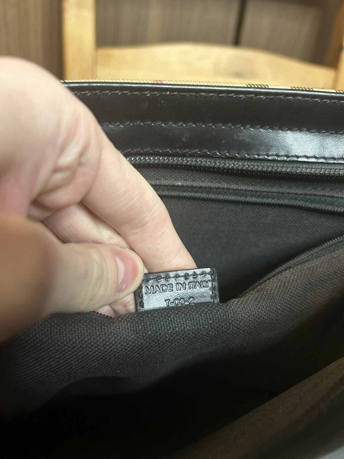 Burberry × Vintage Burberry vintage bag Size ONE SIZE - 8 Thumbnail