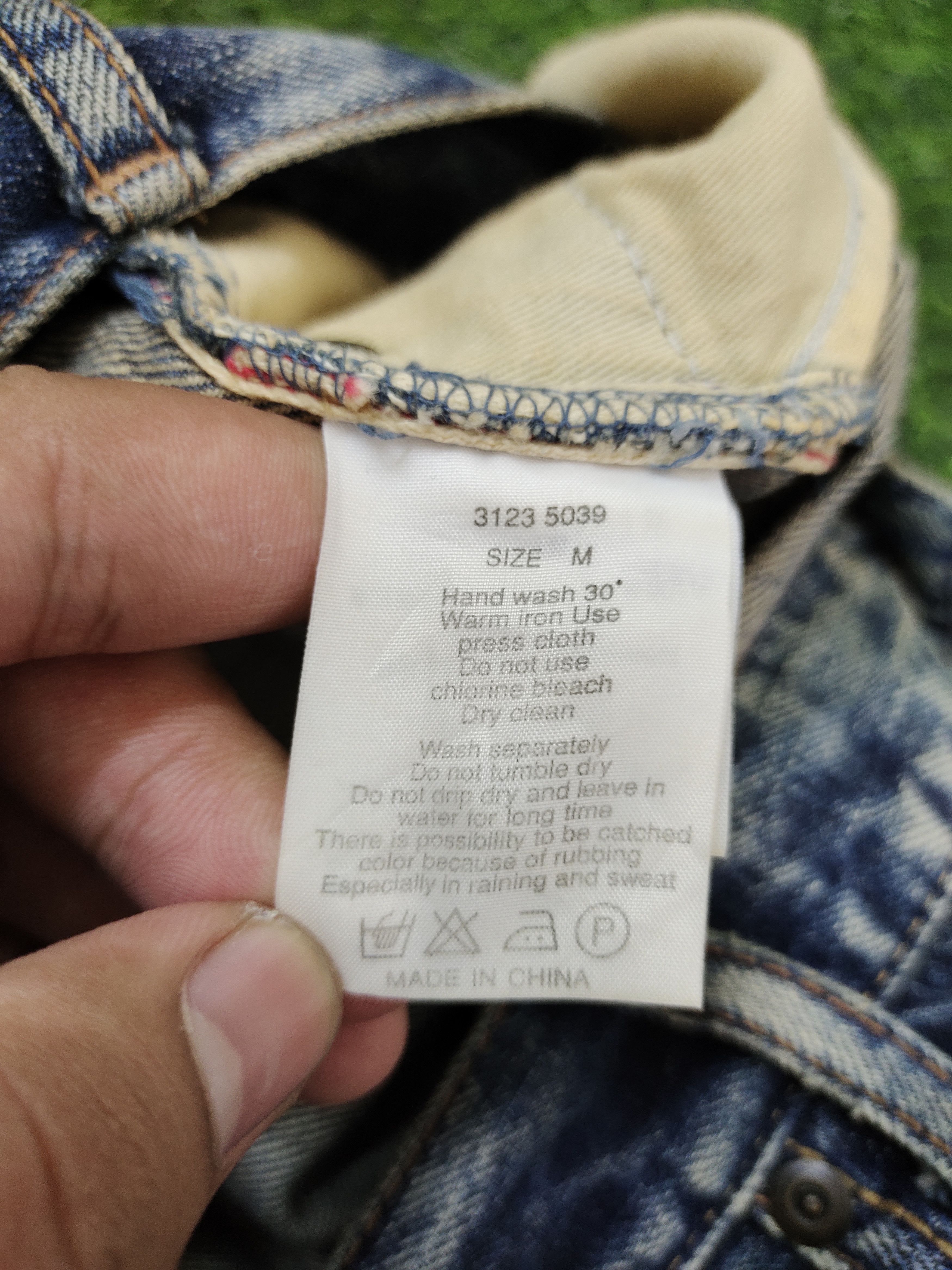 GOA Vintage GOA Clawmark Distress Selvedge Denim Jeans Size US 32 / EU 48 - 19 Thumbnail
