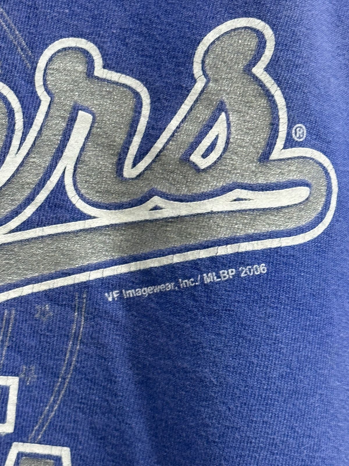 Vintage 2000s LA Dodgers MLB Faded Tees Size US XXL / EU 58 / 5 - 3 Thumbnail