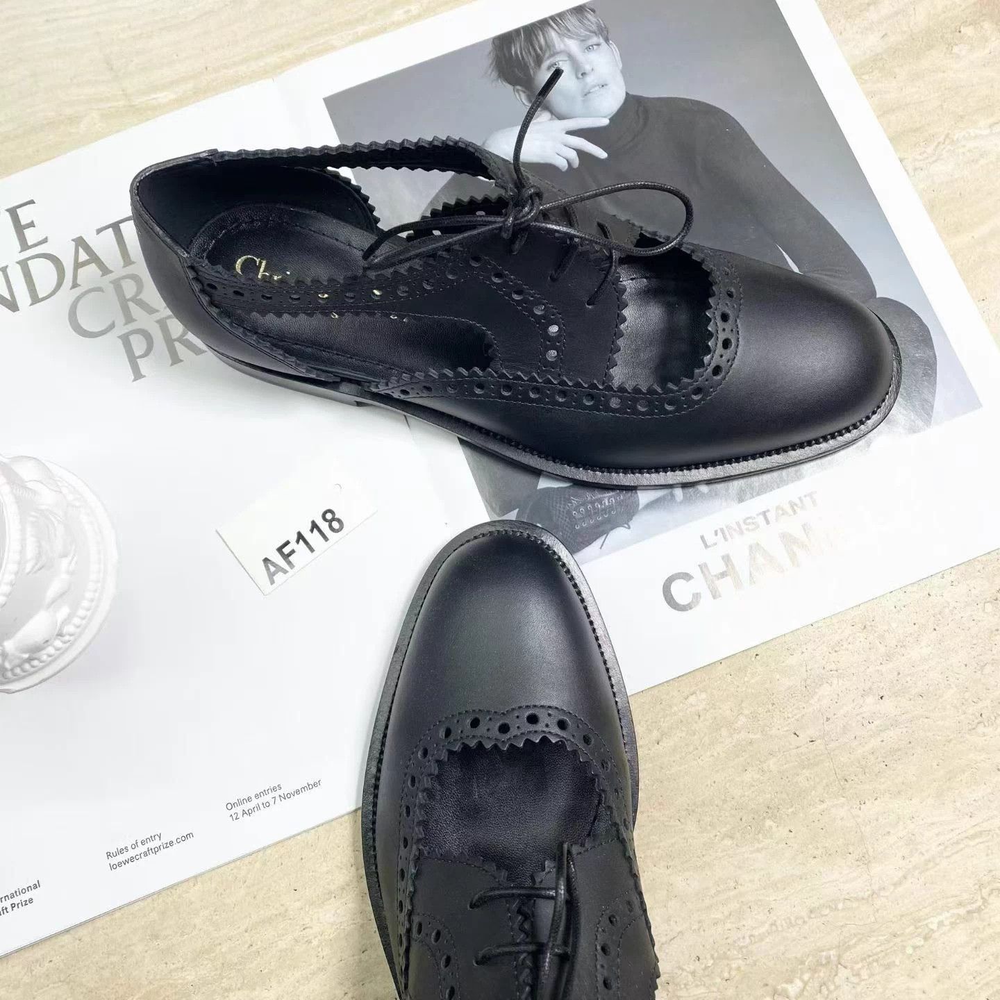 Dior Dior Teddy-D Black Leather Loafers 36D Unworn Size US 5 / IT 35 - 3 Thumbnail