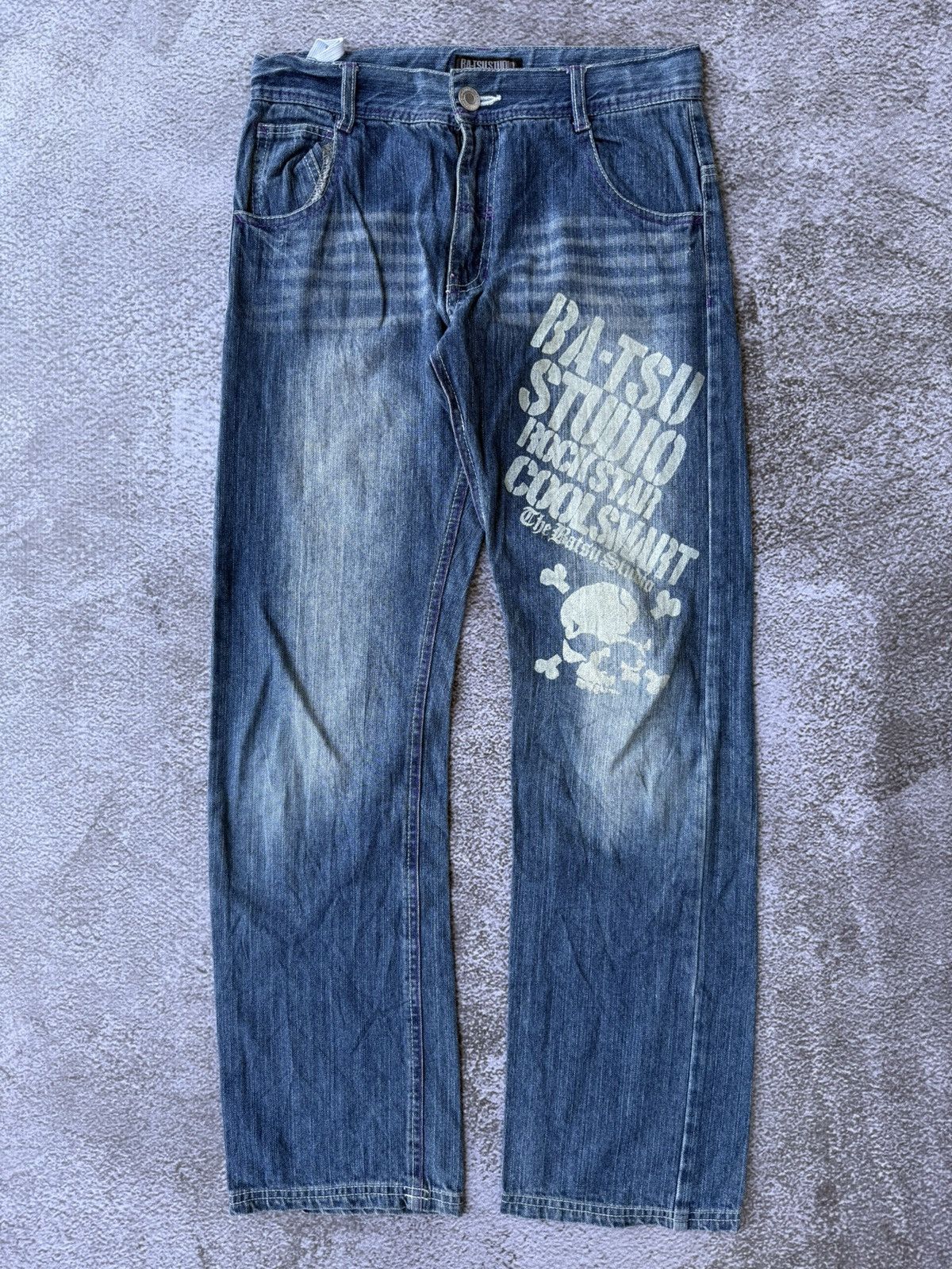 20471120 × Beauty Beast × Japanese Brand Batsu studio skull denim jeans ifsixwas kmrii styled Size US 30 / EU 46 - 1 Thumbnail