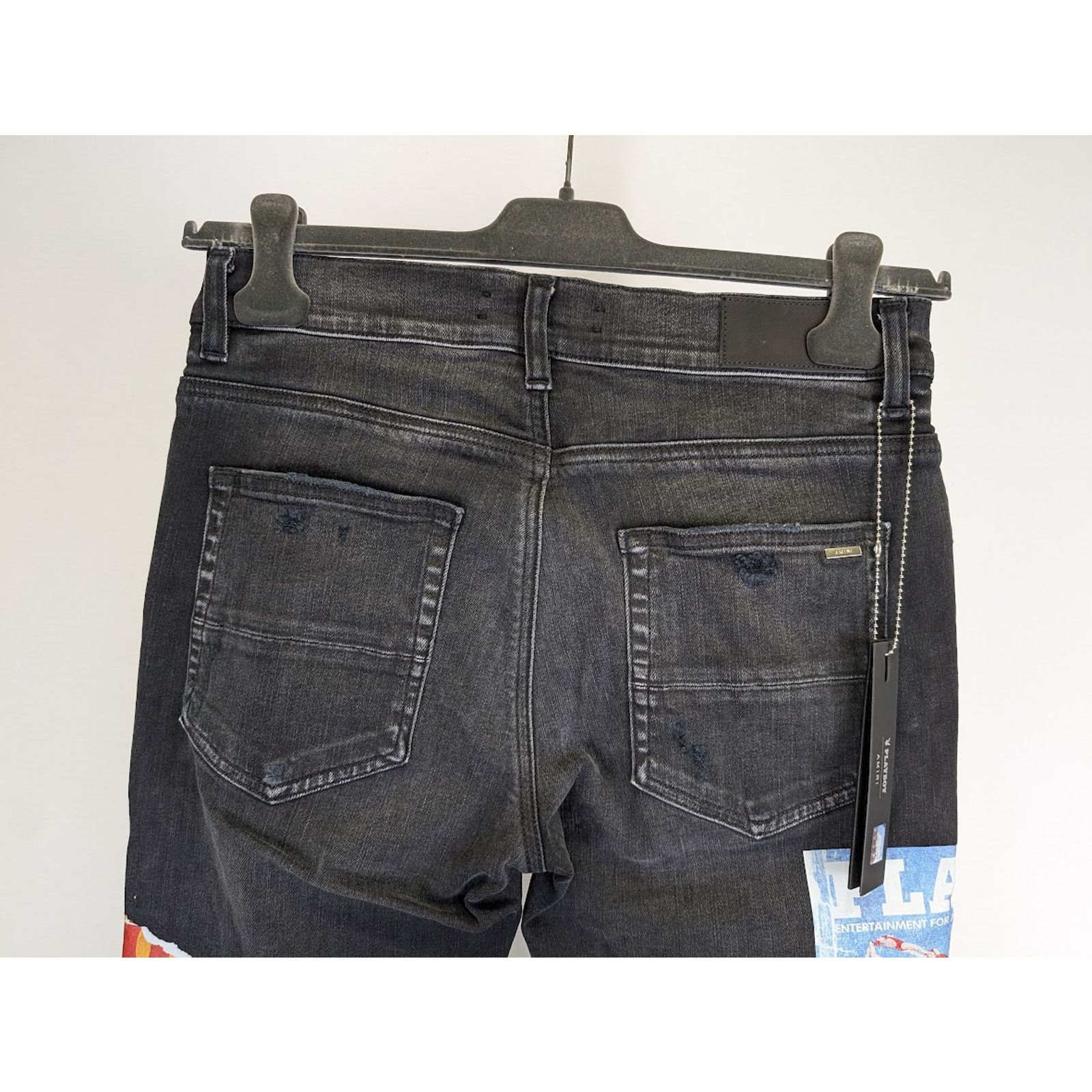 Amiri o1rshd1 Q:2 / Playboy Magazine Jean in Aged Black Size US 33 - 14 Thumbnail