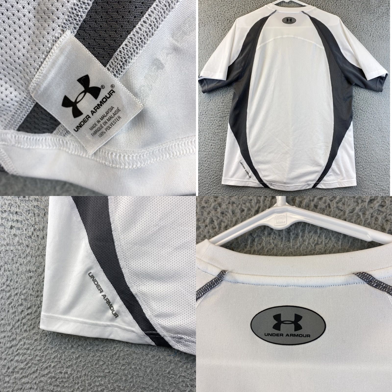 Under Armour Under Armour HeatGear Men's White Football Training T Shirt Sz M Size US M / EU 48-50 / 2 - 8 Thumbnail