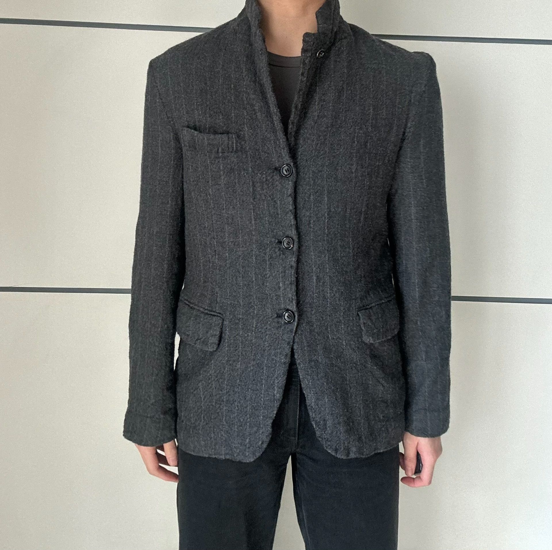 Comme des Garcons Comme des Garcons Wool fur-lined suit jacket| Size XS / US 0-2 / IT 36-38 - 7 Thumbnail