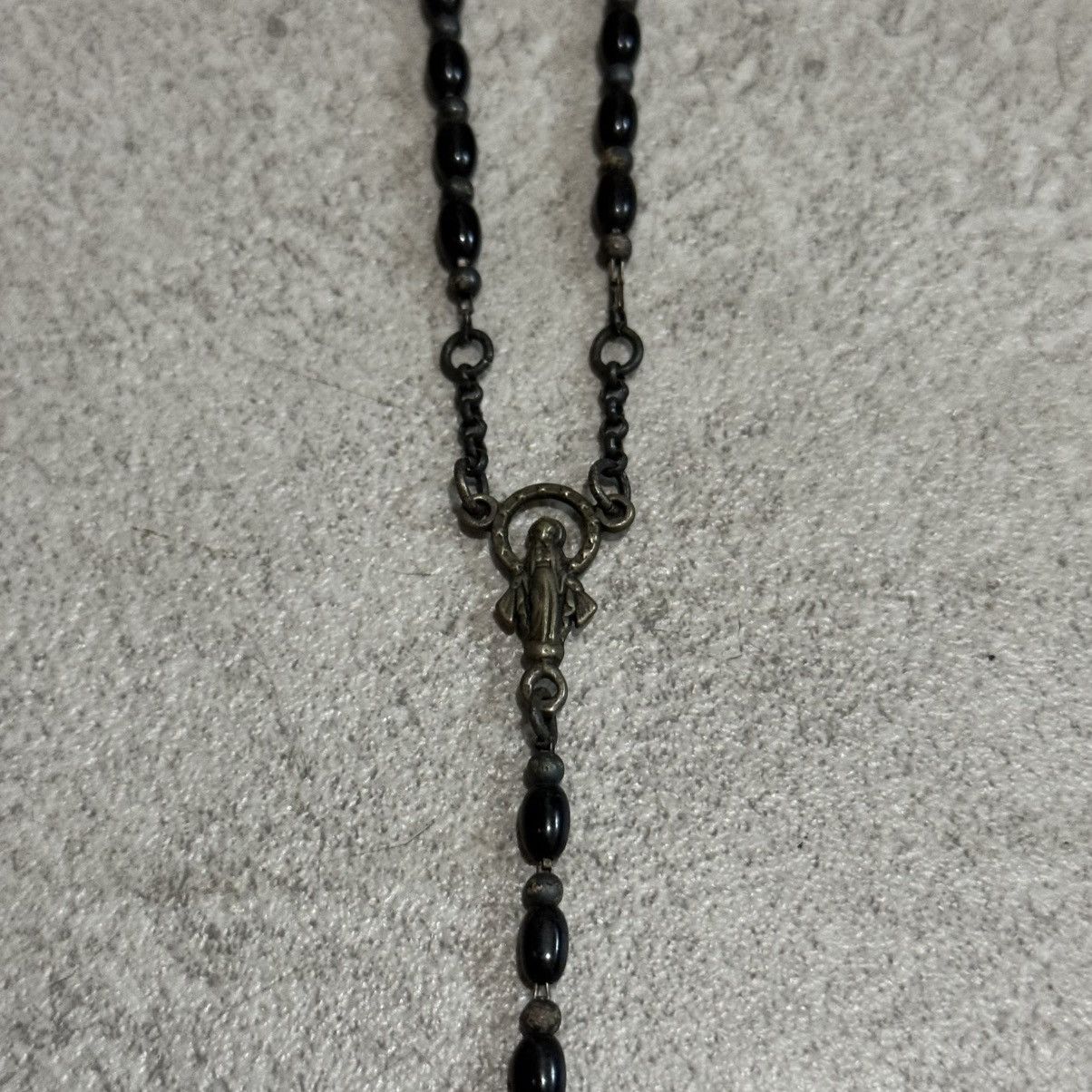Dolce & Gabbana Dolce & Gabbana D&G Maria Jesus cross Rosario necklace Size ONE SIZE - 3 Thumbnail