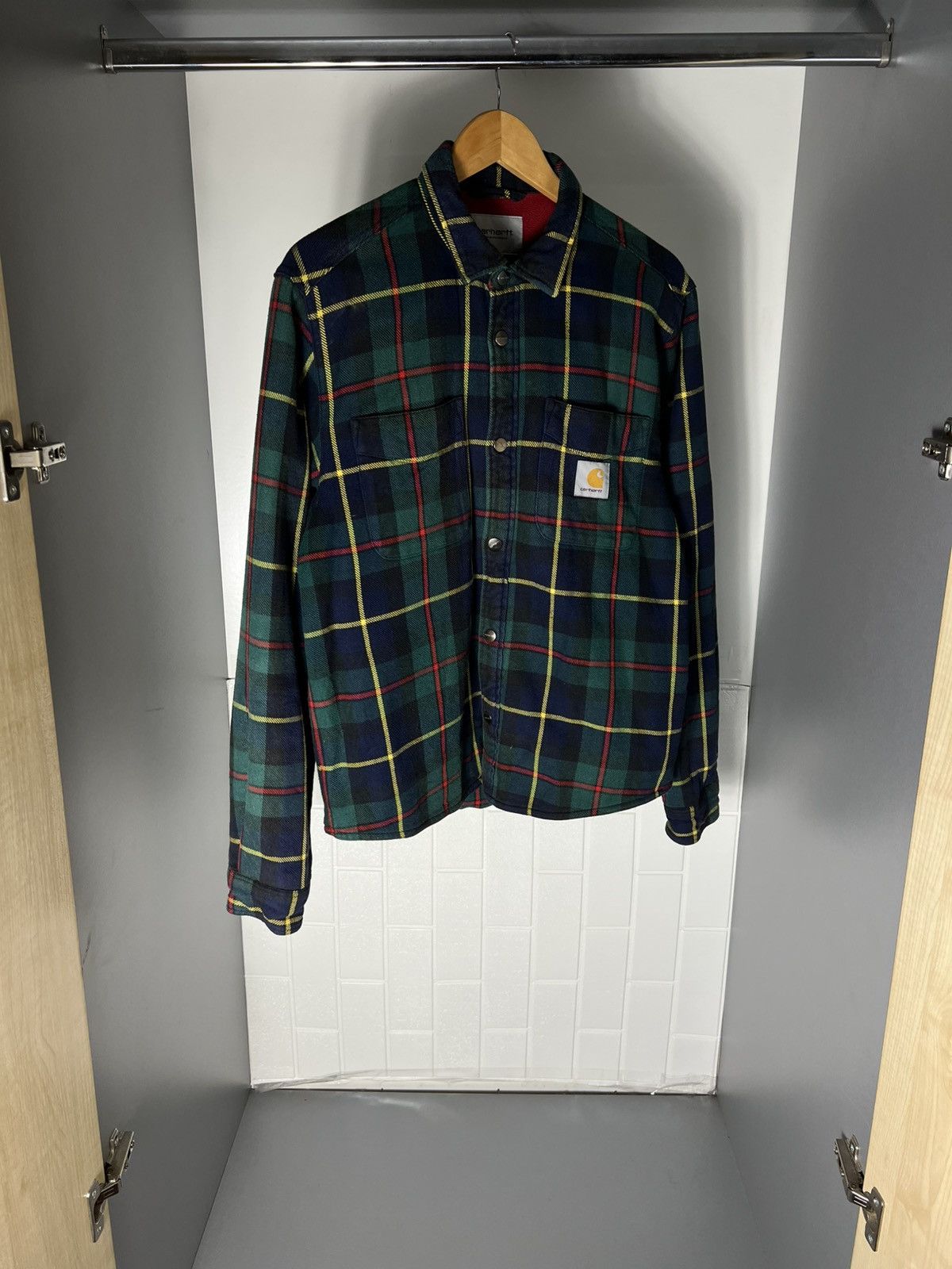 Carhartt Wip VINTAGE CARHARTT WIP FLANNEL DESIGNER JACKET RETRO Y2K 90s Size US M / EU 48-50 / 2 - 5 Thumbnail