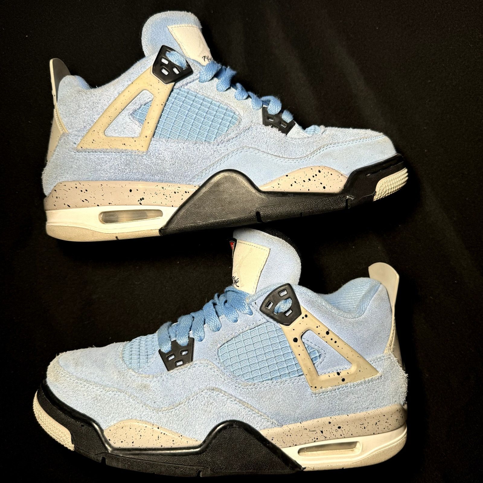 Jordan Brand × Nike Air Jordan 4 Retro GS University Blue Men's Shoes - Size 6.5 Size US 6.5 / EU 39-40 - 2 Thumbnail