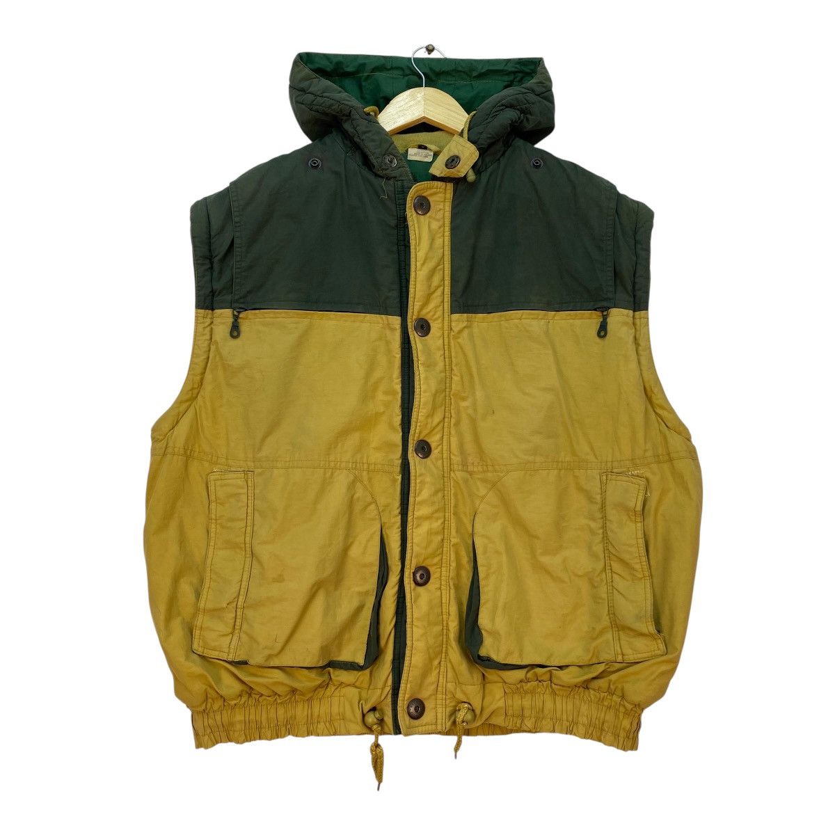 Issey Miyake 💥Vintage Bad Guy Two Tone Vest Hooded Jacket Size US M / EU 48-50 / 2 - 1 Thumbnail