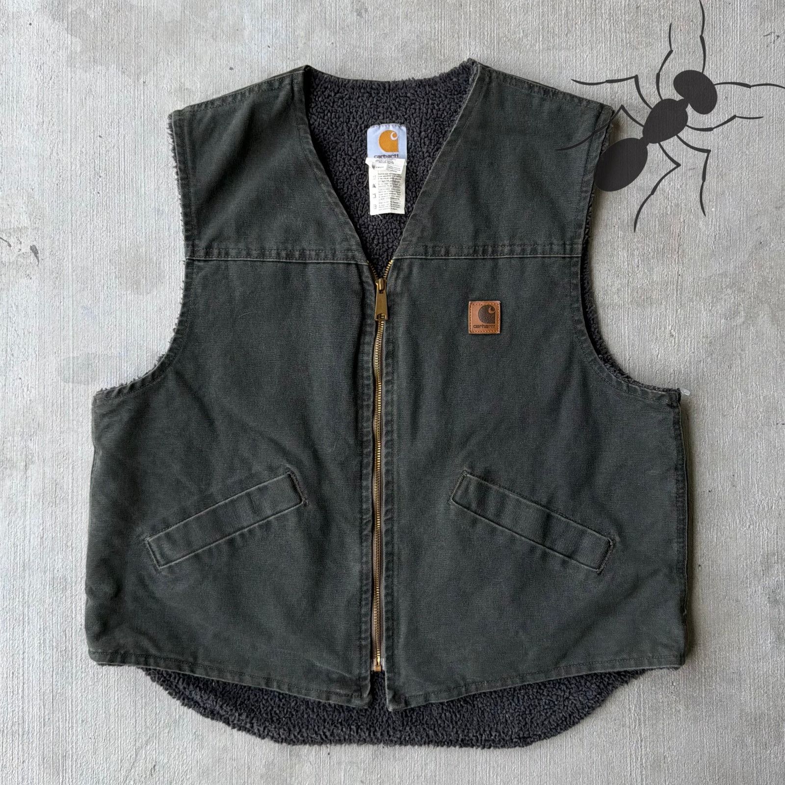 Carhartt × Vintage Carhartt V13 MOS green work wear vesti8 Size US L / EU 52-54 / 3 - 1 Thumbnail