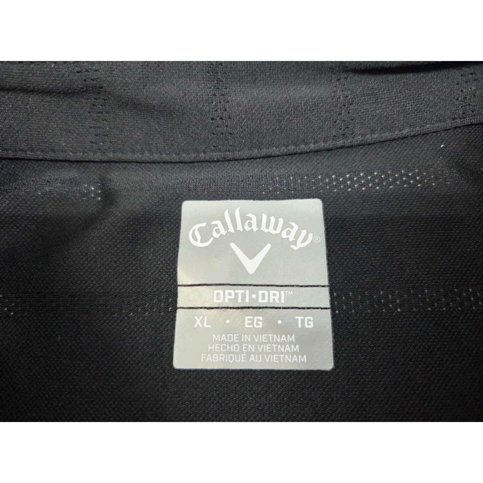 Callaway VINTAGE? No. Callaway Opti Dri Polo Shirt Striped Black Short Sleeve XL Men’s Golf Shirt Size US XL / EU 56 / 4 - 5 Thumbnail