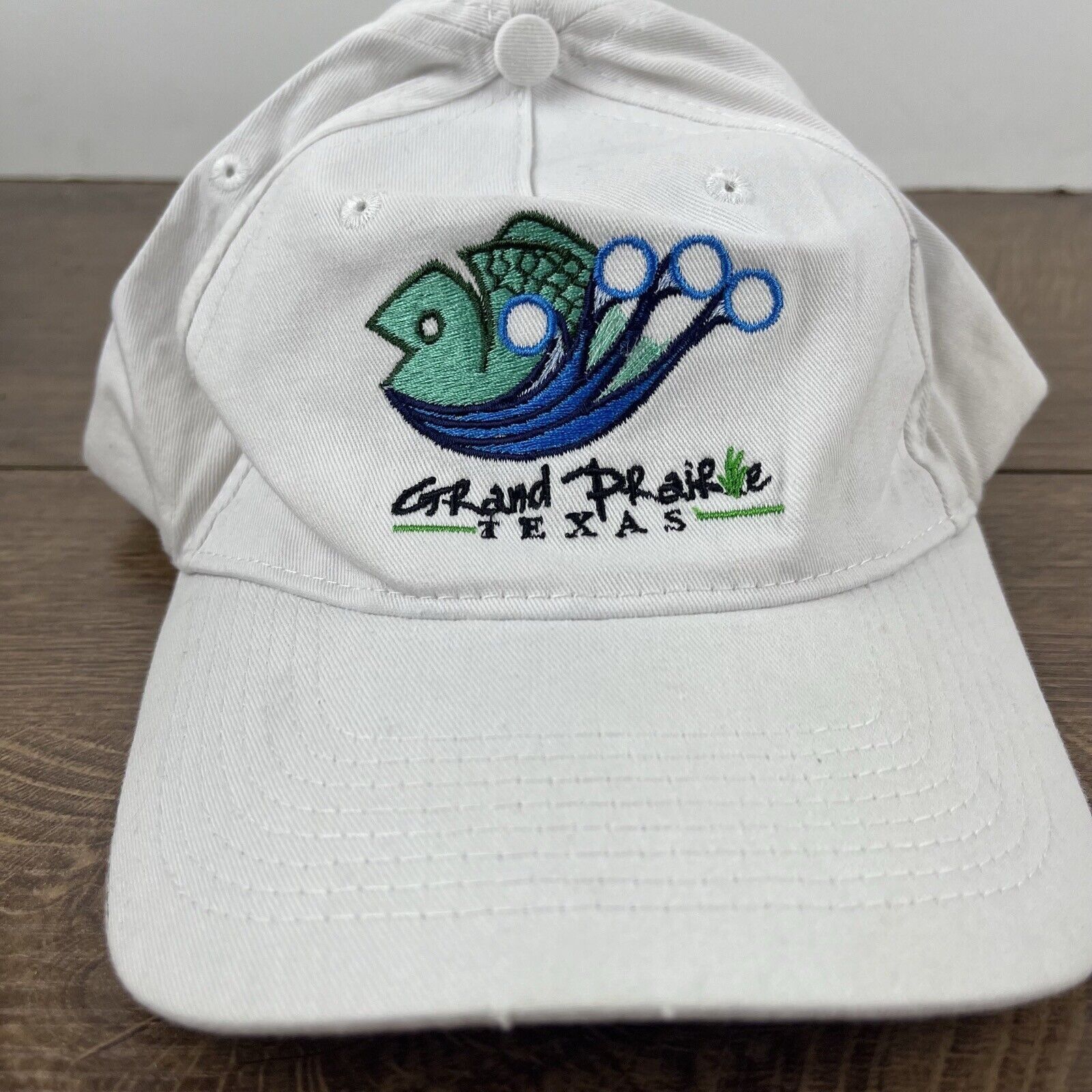 Other Grand Prarie Texas Hat White Cap Hat Adjustable Hat White Ad Size ONE SIZE - 5 Thumbnail