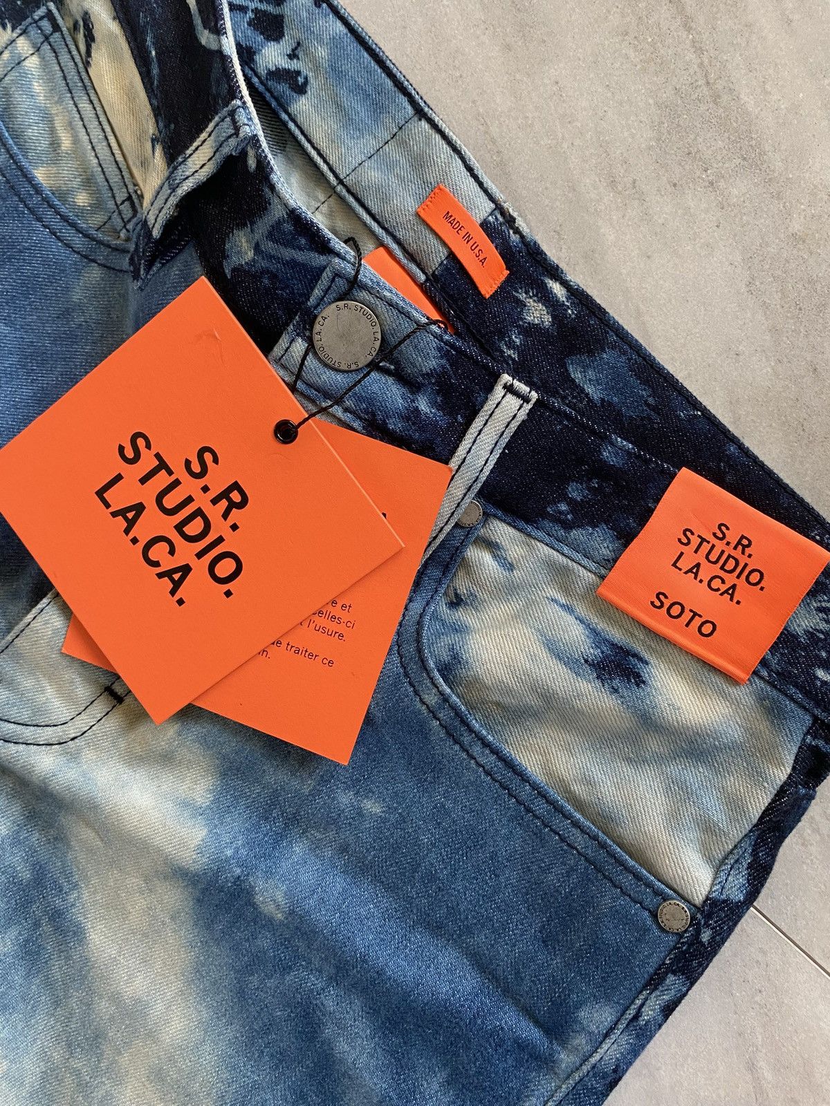 Sterling Ruby Sterling ruby indigo soto bleached denim Size US 30 / EU 46 - 3 Thumbnail