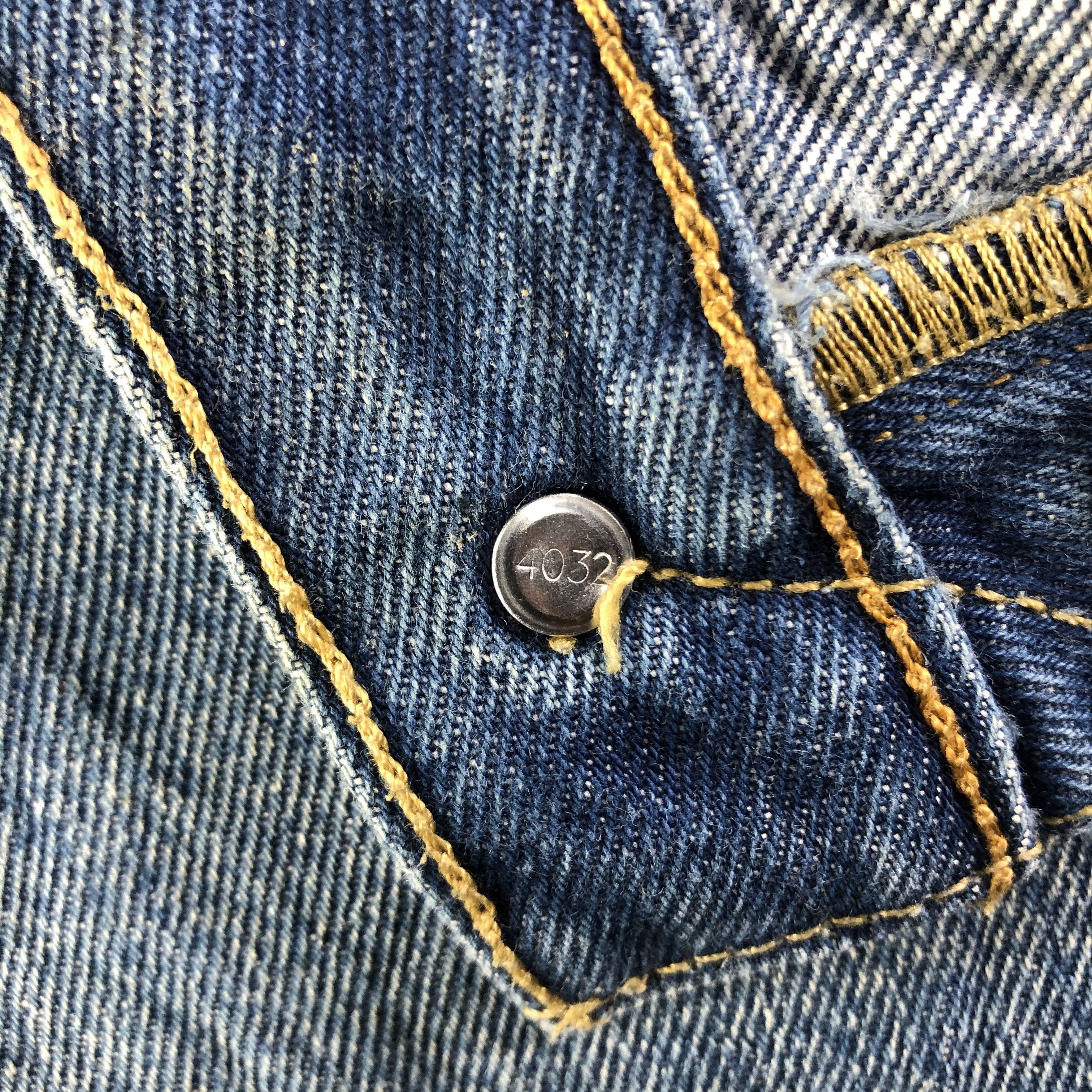Levi's Vintage Blue Wash Levis 501 Jeans-J3072 Size US 41 - 10 Thumbnail