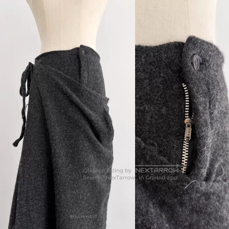 Comme des Garcons Comme Des Garcons size M Rippled Drawstring Skirt Size 23" - 6 Thumbnail