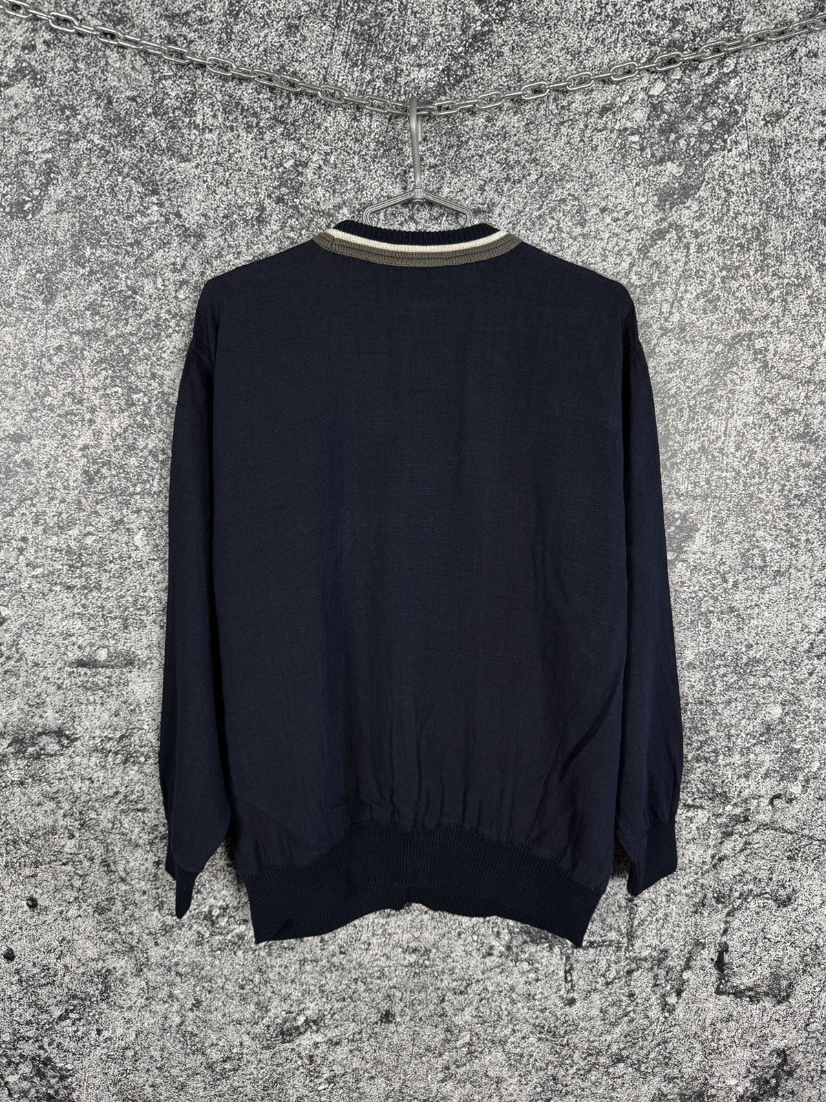 Carlo Colucci Vintage 90s Carlo Colucci 3D Knit Sweater Linen Back Germany Size US L / EU 52-54 / 3 - 11 Thumbnail