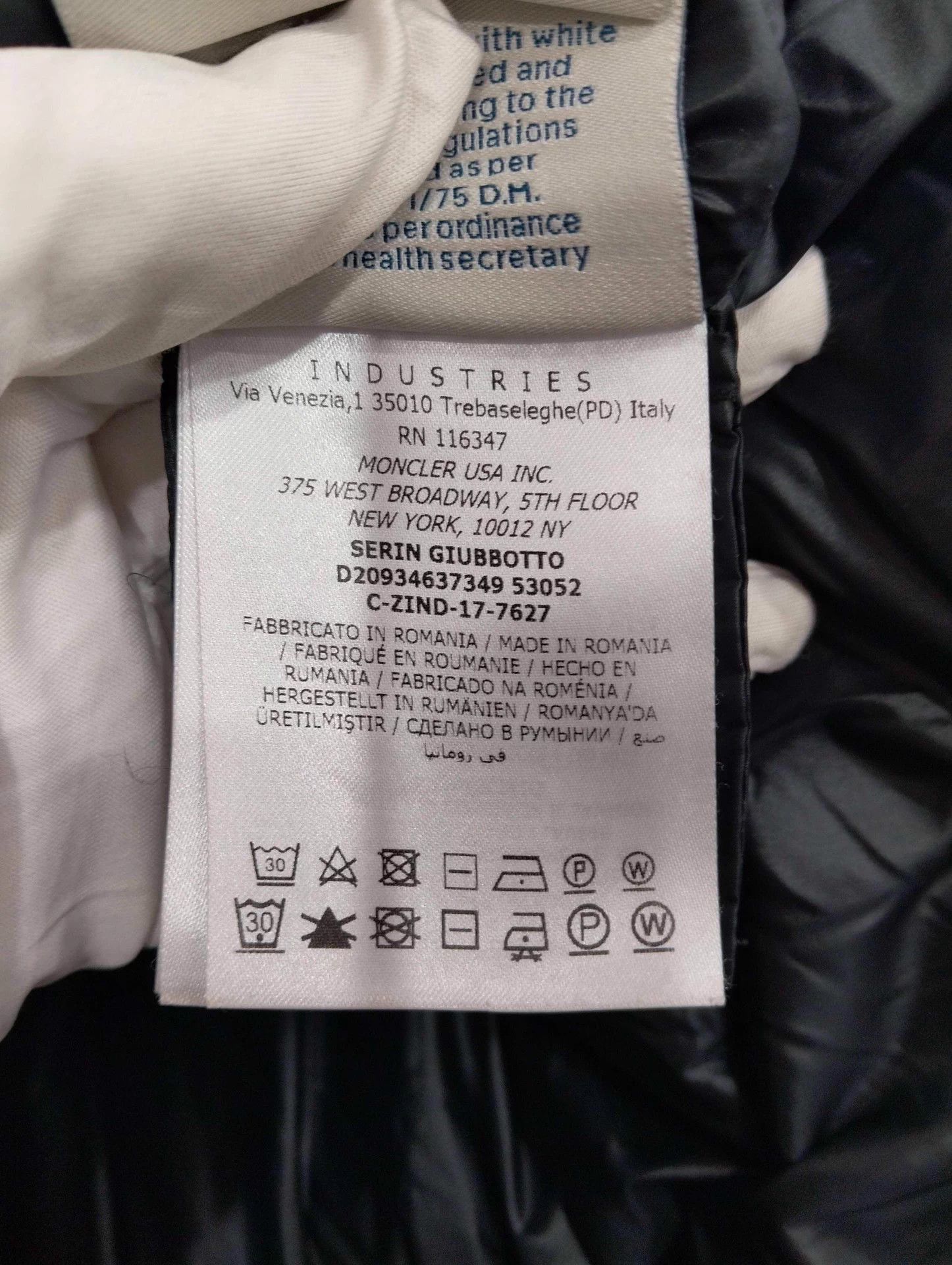 Moncler Moncler Seritte Ski Down Jacket Black Size 2 Size XS / US 0-2 / IT 36-38 - 6 Thumbnail