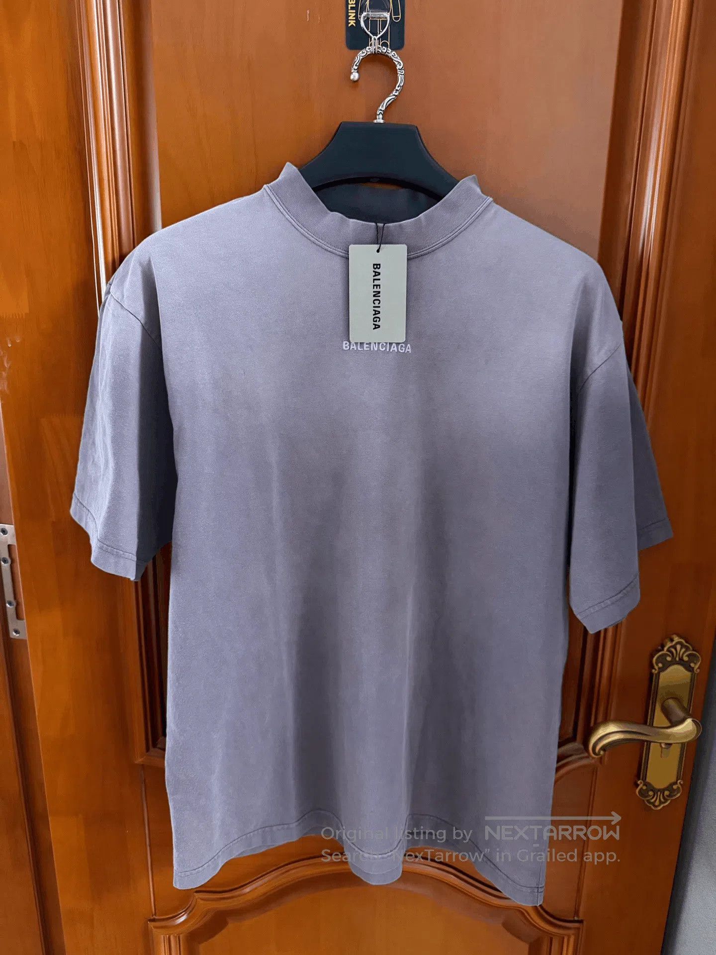 Balenciaga Balenciaga Purple Gradient Logo Short-Sleeve T-Shirt. Size US S / EU 44-46 / 1 - 1 Thumbnail