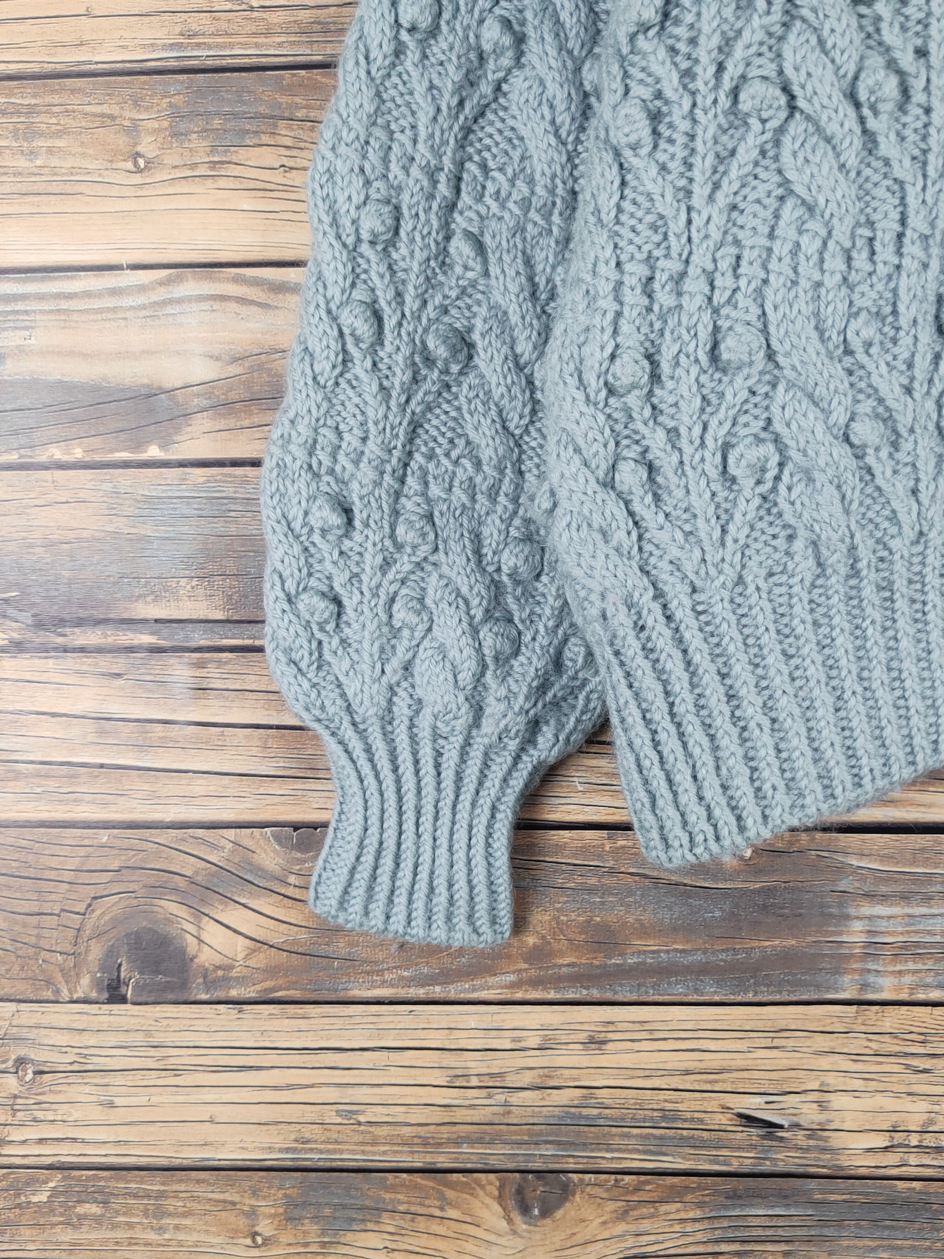 Homespun Knitwear × Japanese Brand × Vintage Japanese Brand Green Knitwear Sweatshirts #W1667 Size M / US 6-8 / IT 42-44 - 4 Thumbnail