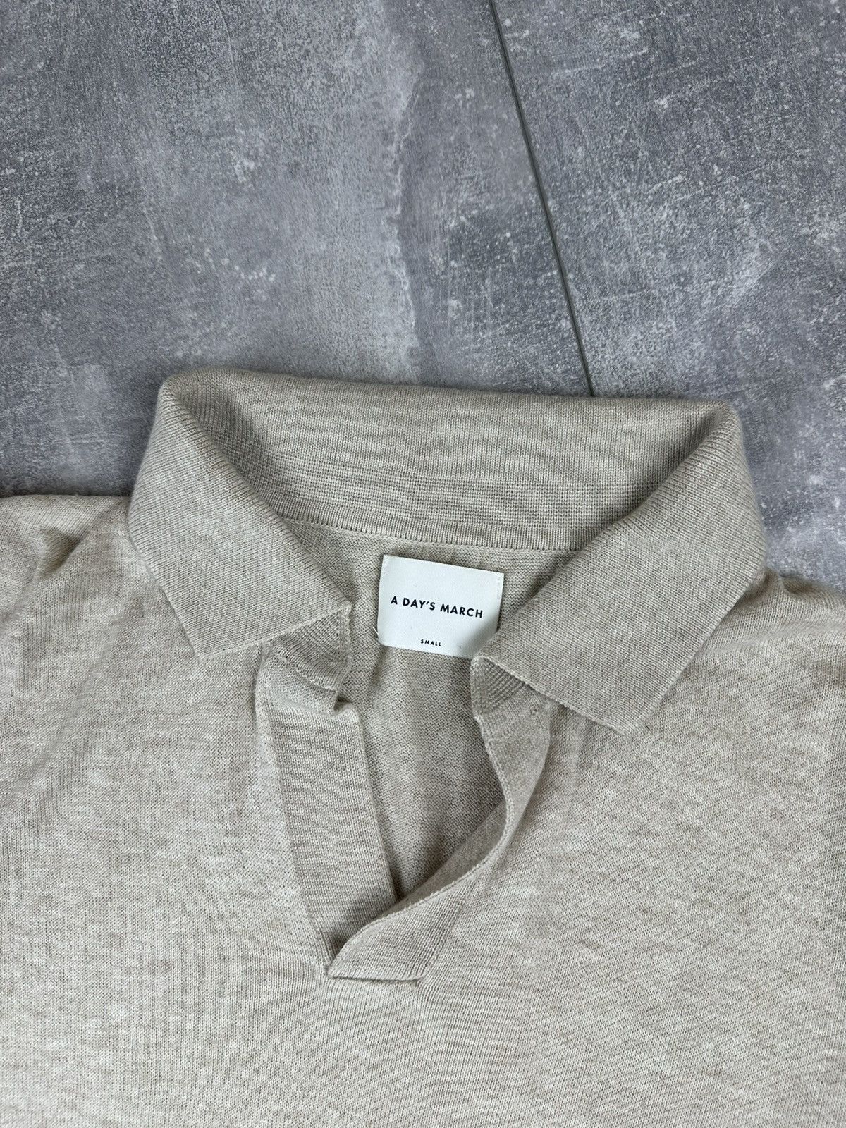 A Day's March A Days March Luxury Cotton/Wool Tricot Polo Size US S / EU 44-46 / 1 - 6 Thumbnail