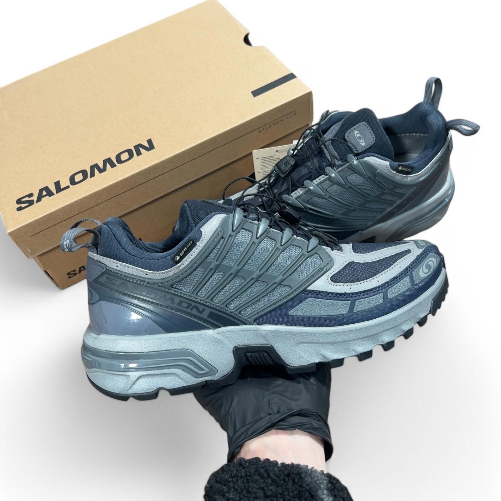 Salomon Salomon ACS Pro GORE-TEX Sneakers UK 9 Blue Gray Waterproof Size US 9.5 / EU 42-43 - 1 Thumbnail