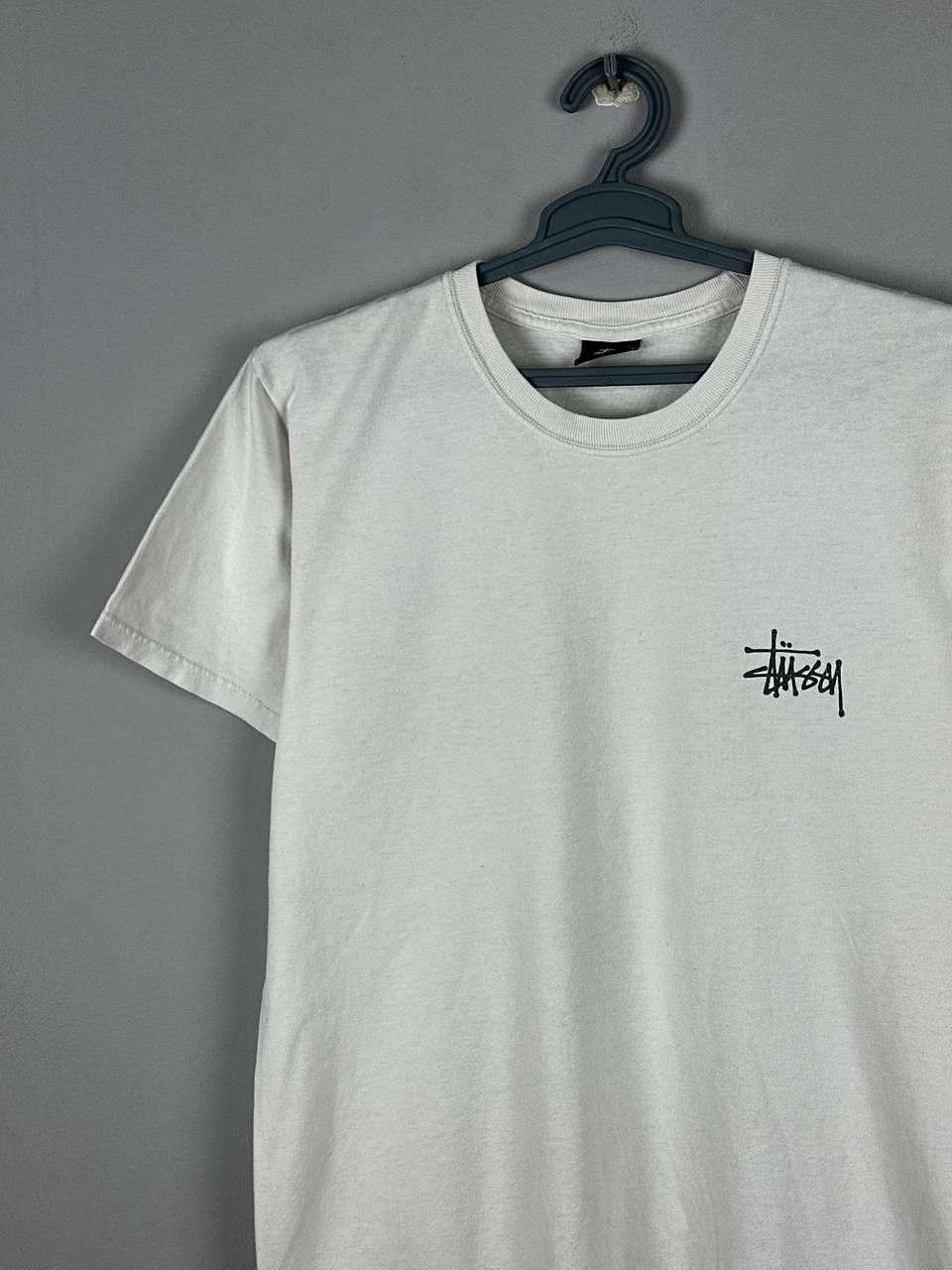 Stussy Vintage Stussy Iconic Big Logo White T Shirt Size US M / EU 48-50 / 2 - 4 Thumbnail