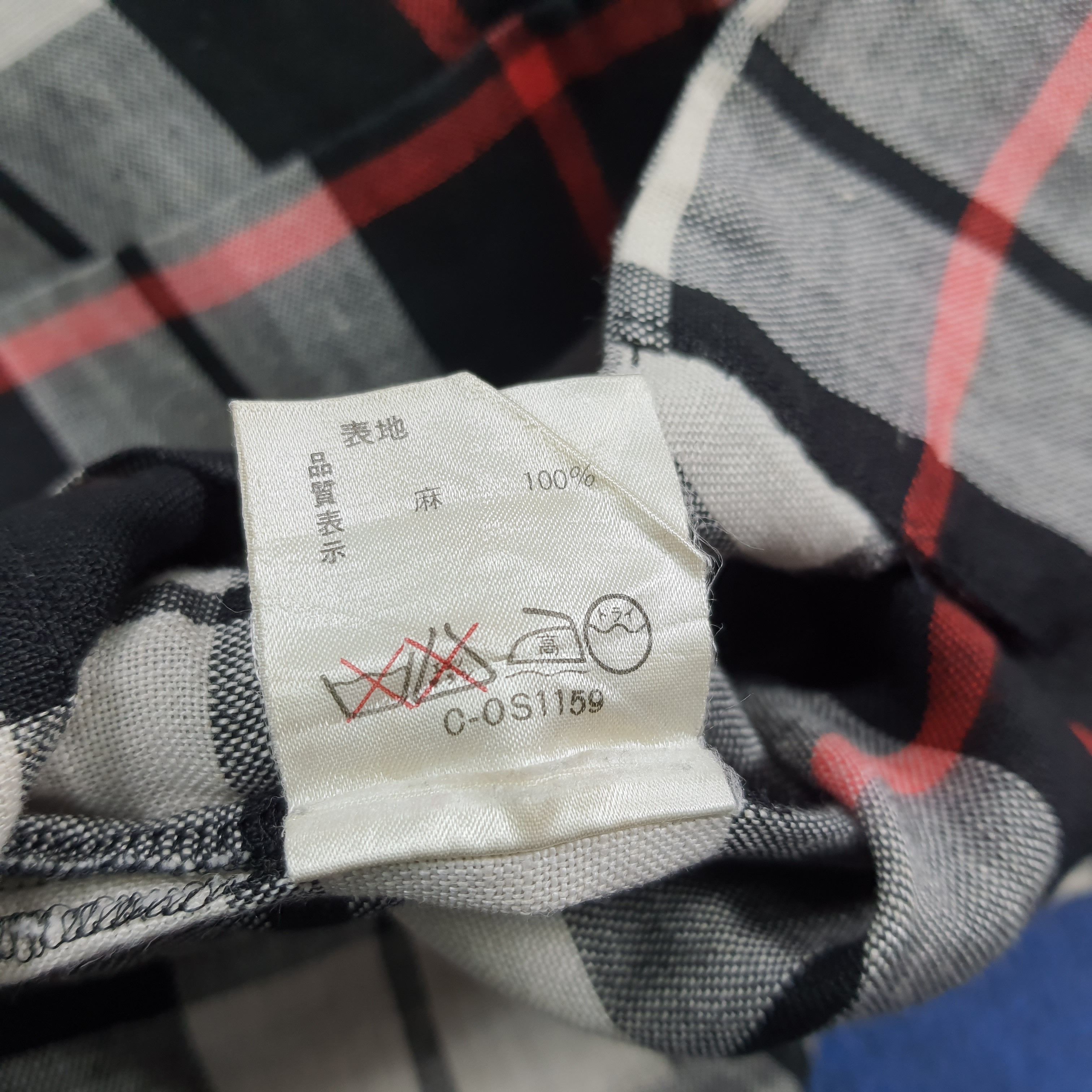 Givenchy Vintage Givenchy Glamour Plaid Linen Blazer Jacket C308N15 Size L / US 10 / IT 46 - 5 Thumbnail