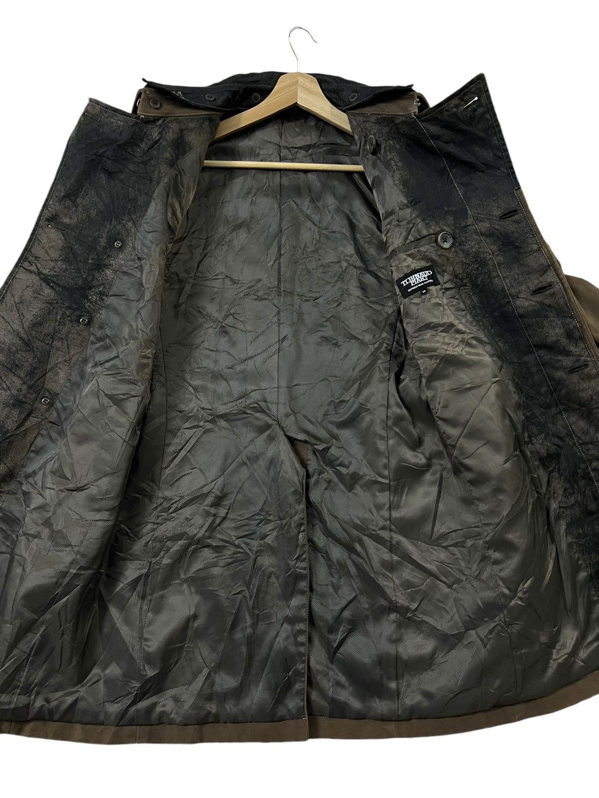 If Six Was Nine × Tornado Mart TORNADO MART MOLESKIN BELTED TRENCH COAT Size US S / EU 44-46 / 1 - 12 Thumbnail