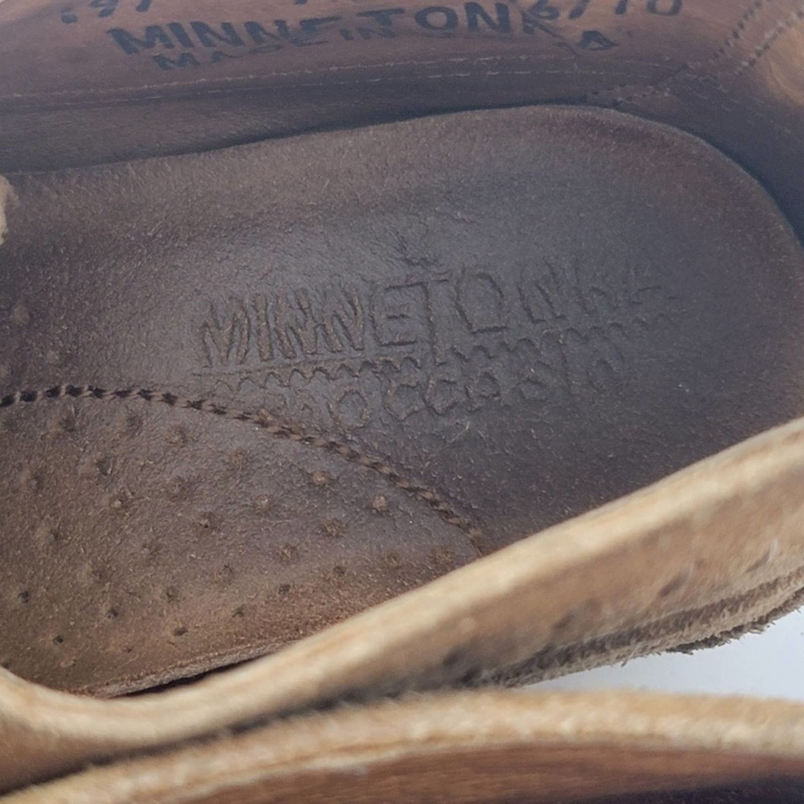 Minnetonka Minnetonka Brown Suede Ankle Moccassin Booties - 7.5 Size US 7.5 / IT 37.5 - 9 Thumbnail