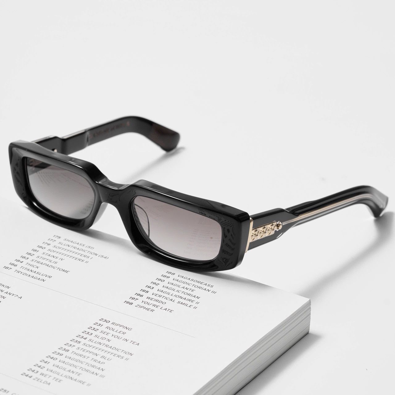 Chrome Hearts CHROME HEARTS ZELDA BLACK - 18K GOLD PLATED SUNGLASSES Size ONE SIZE - 2 Thumbnail